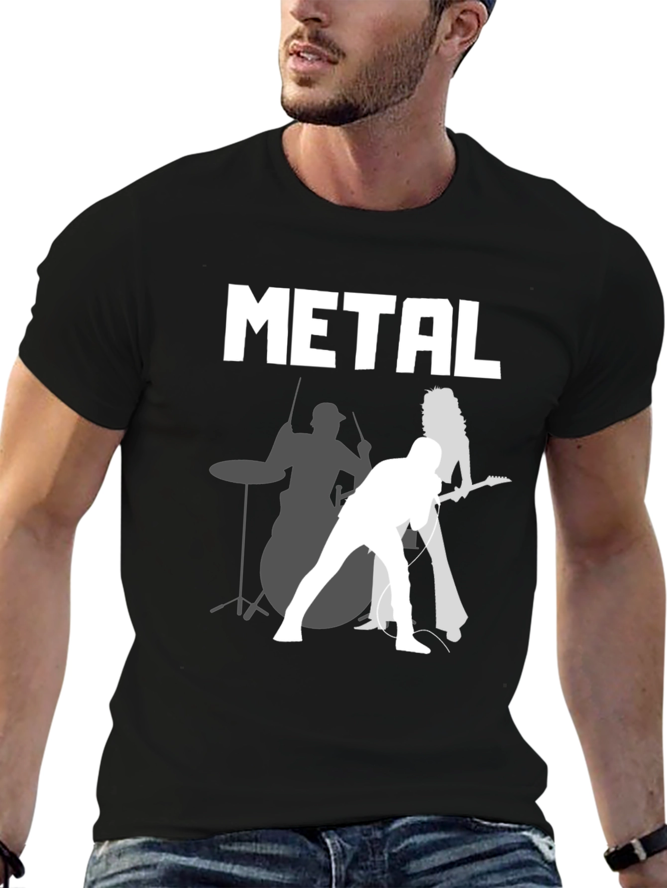 Metal Band Graphic Tee - Rock On!
