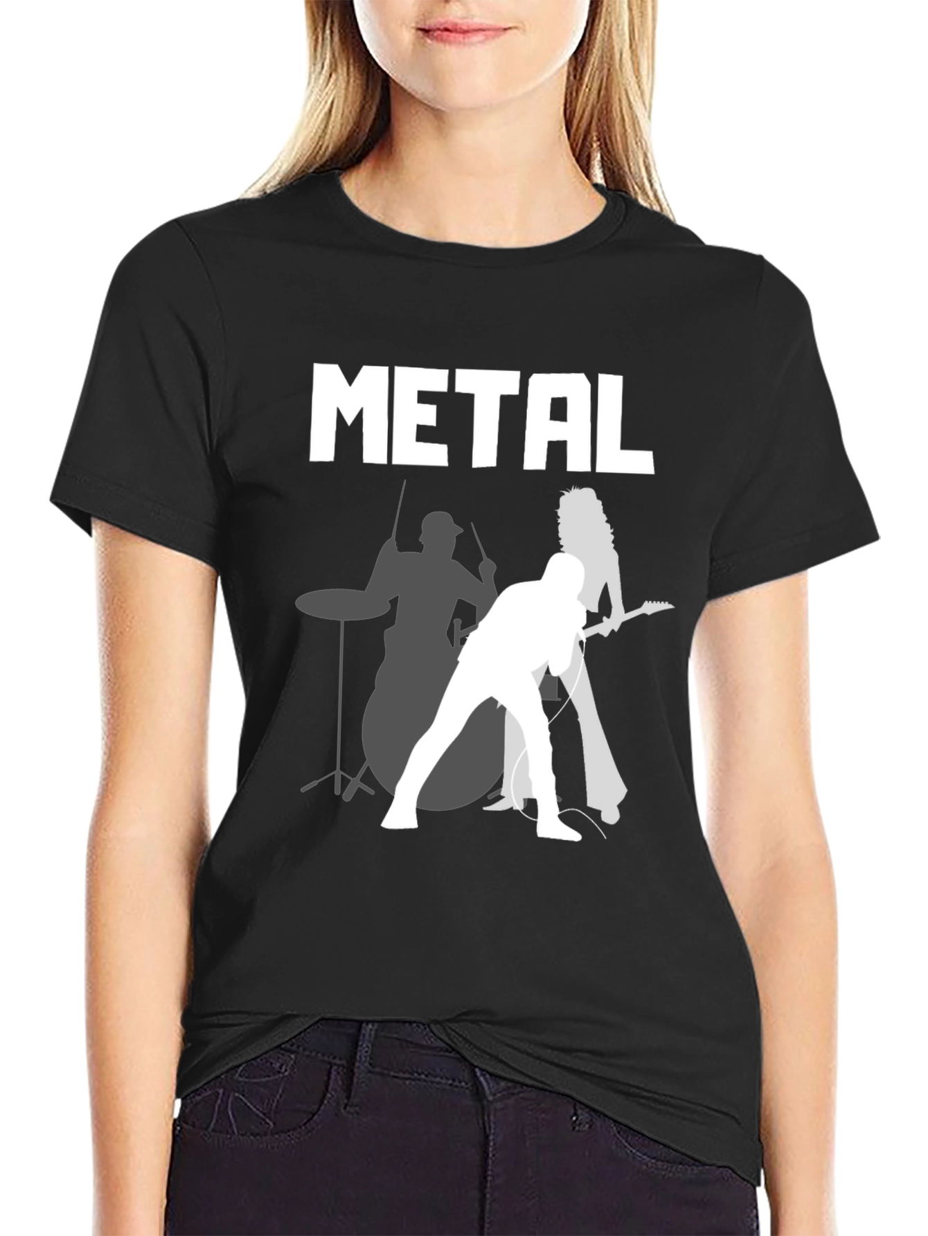 Metal Band Graphic Tee - Rock On!