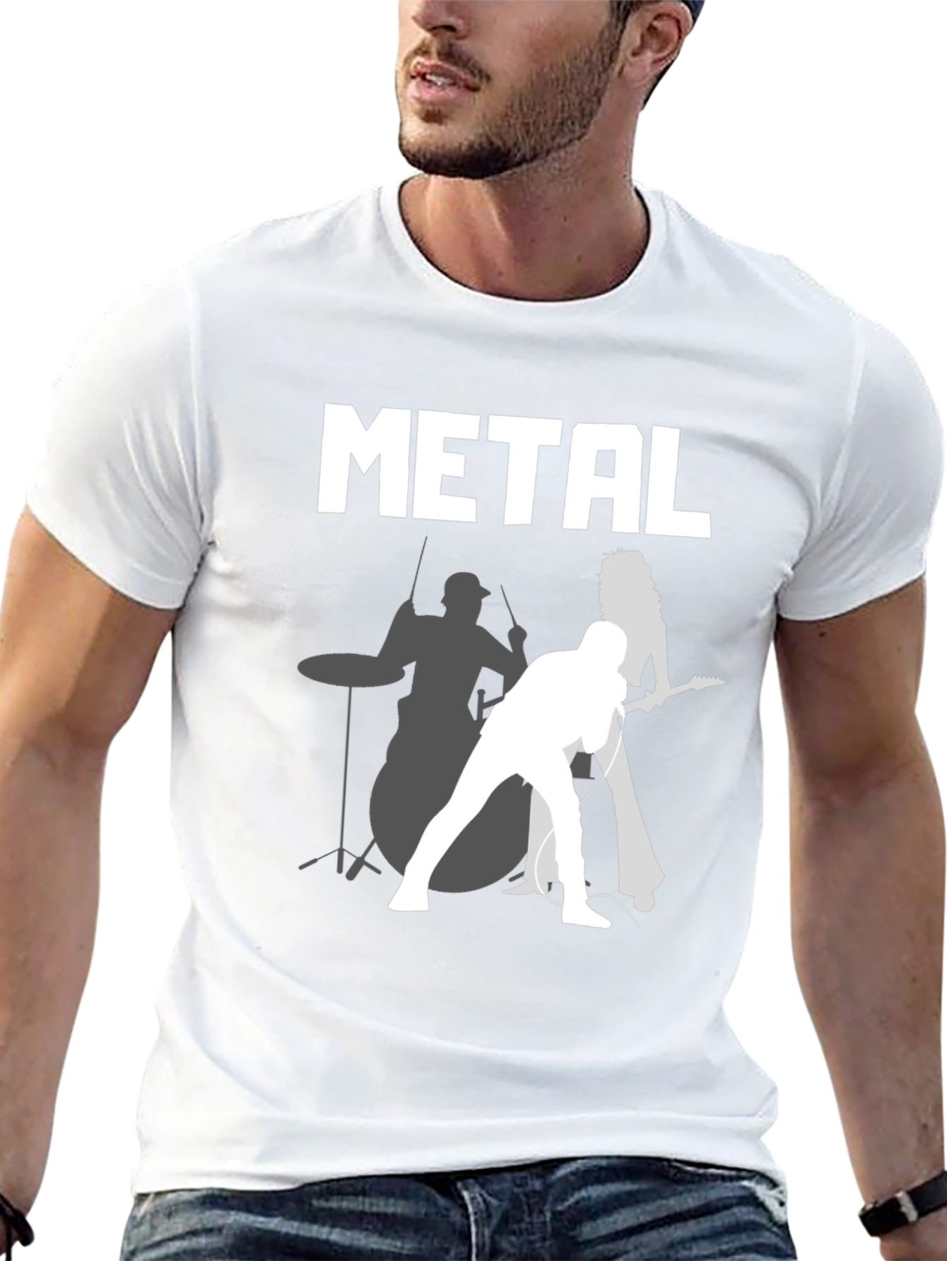 Metal Band Graphic Tee - Rock On!
