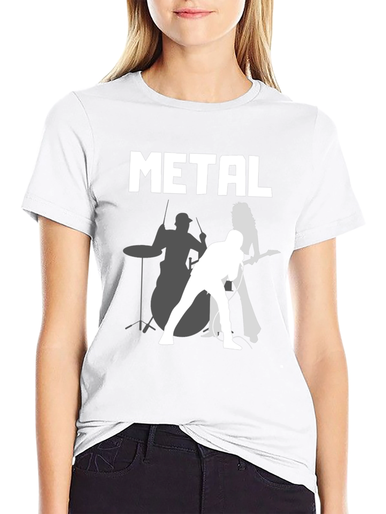 Metal Band Graphic Tee - Rock On!