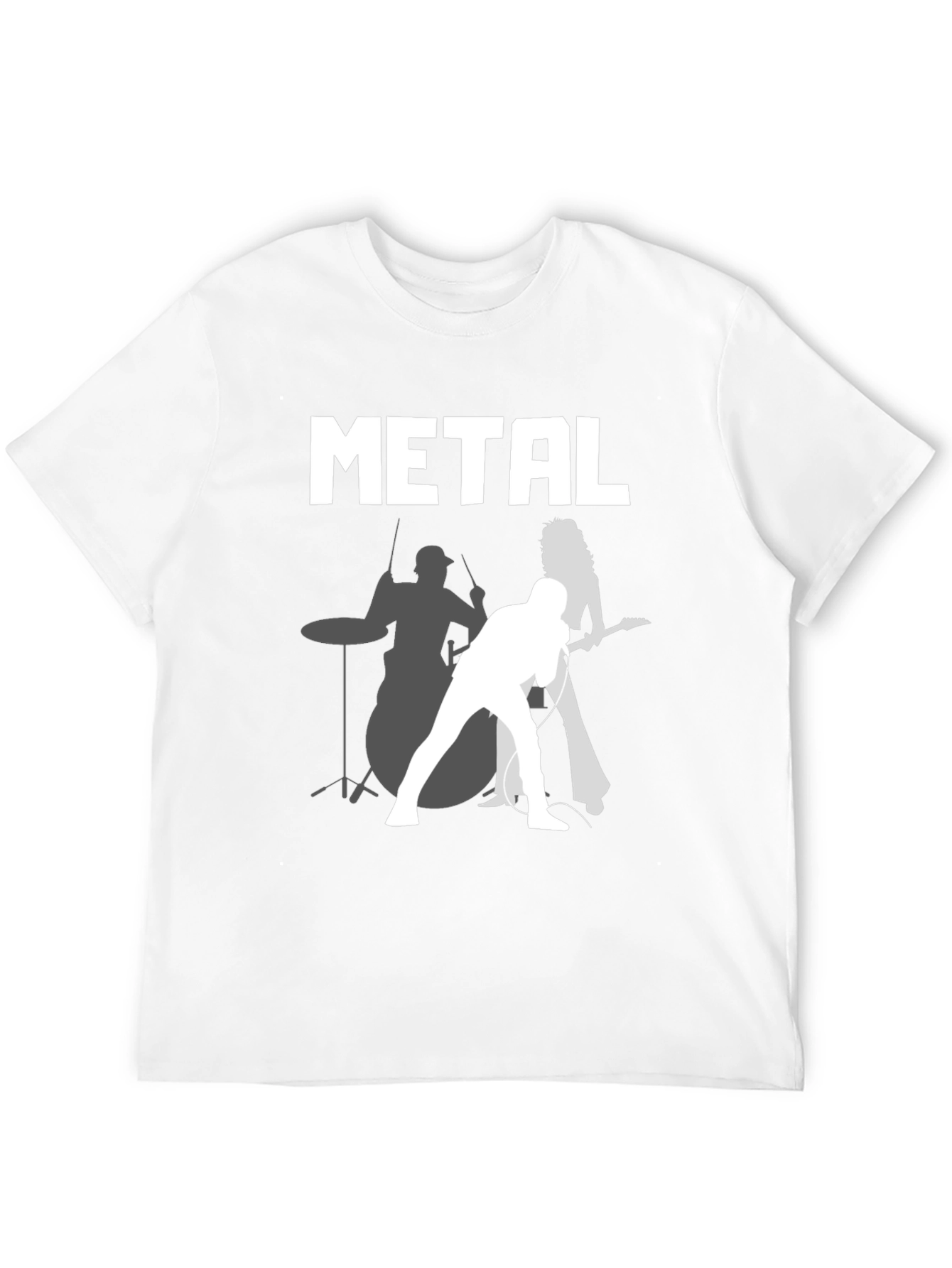 Metal Band Graphic Tee - Rock On!
