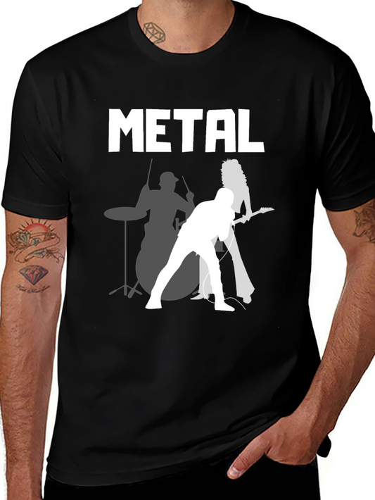 Metal Band Graphic Tee - Rock On!