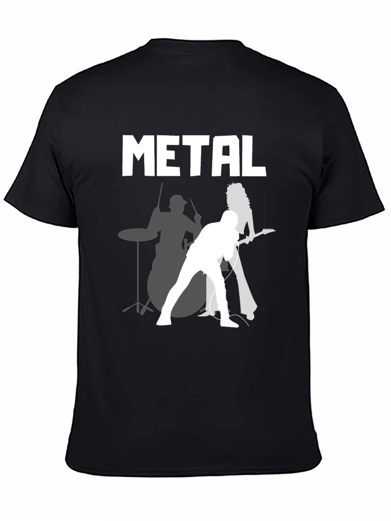 Metal Band Graphic Tee - Rock On!