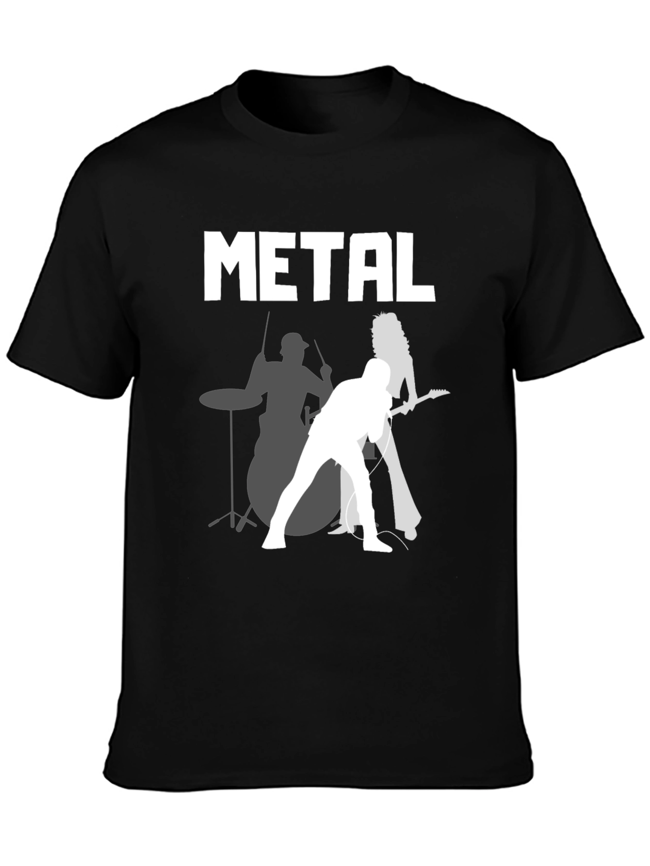 Metal Band Graphic Tee - Rock On!