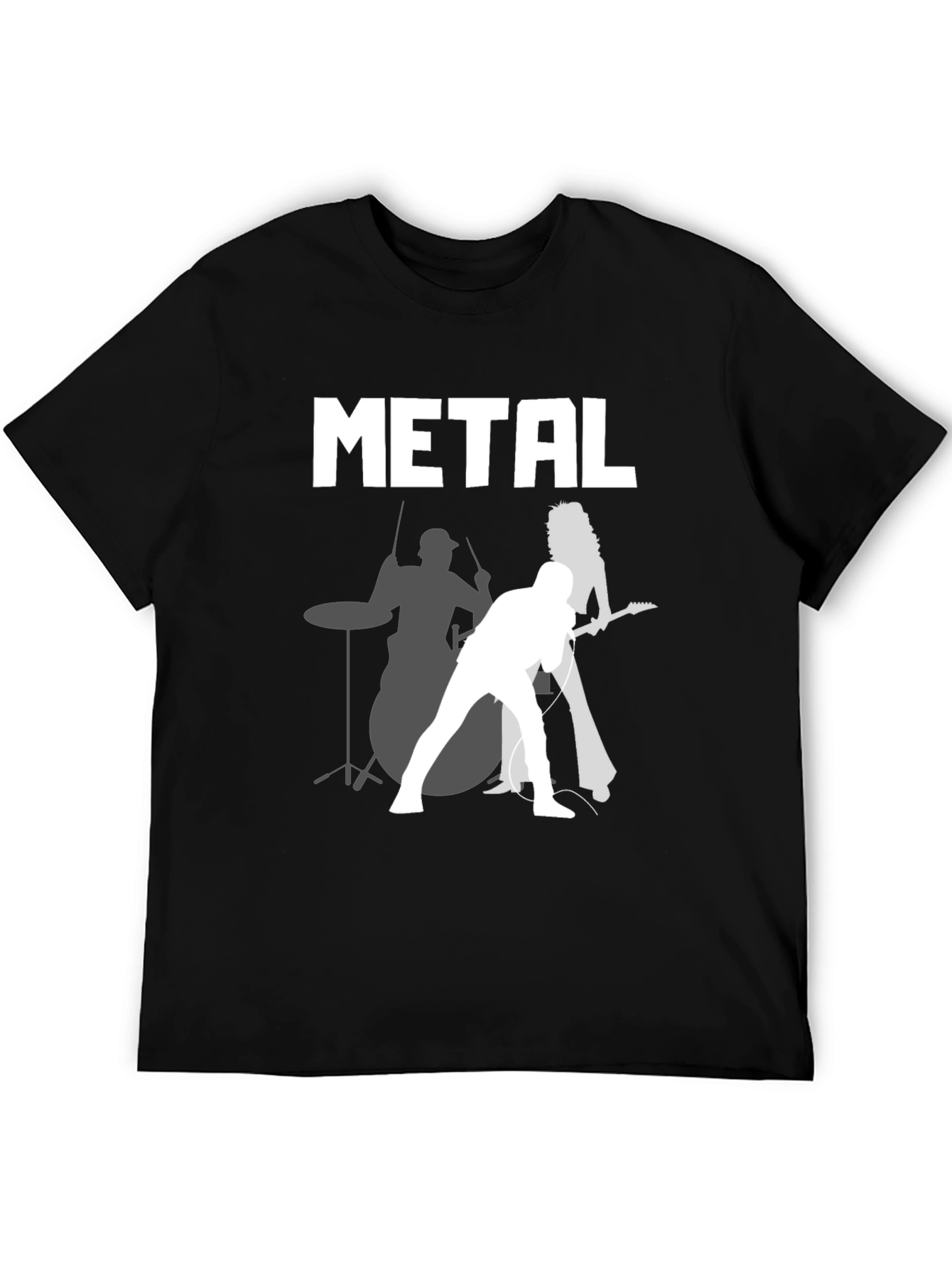 Metal Band Graphic Tee - Rock On!