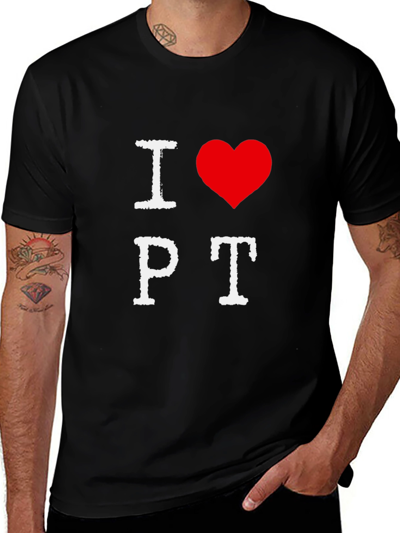 I Heart PT Black T-Shirt