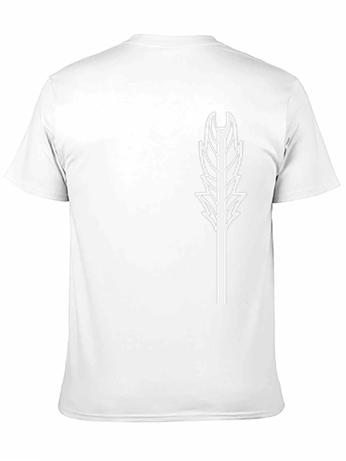 Feather Graphic Black T-Shirt