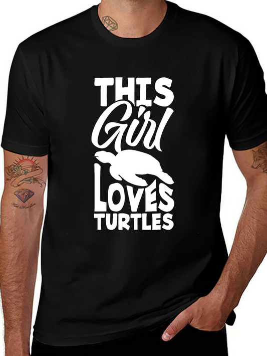 This Girl Loves Turtles Graphic Tee