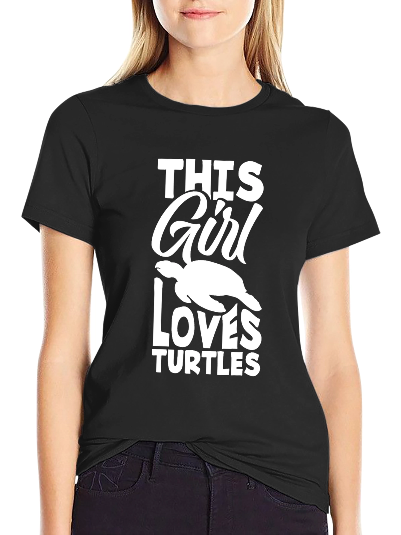 This Girl Loves Turtles Graphic Tee
