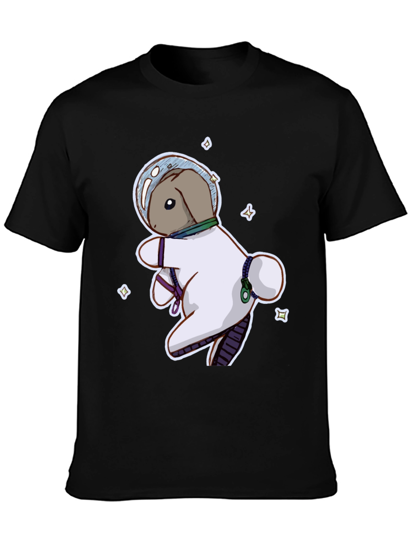 Astronaut Bunny Graphic T-Shirt