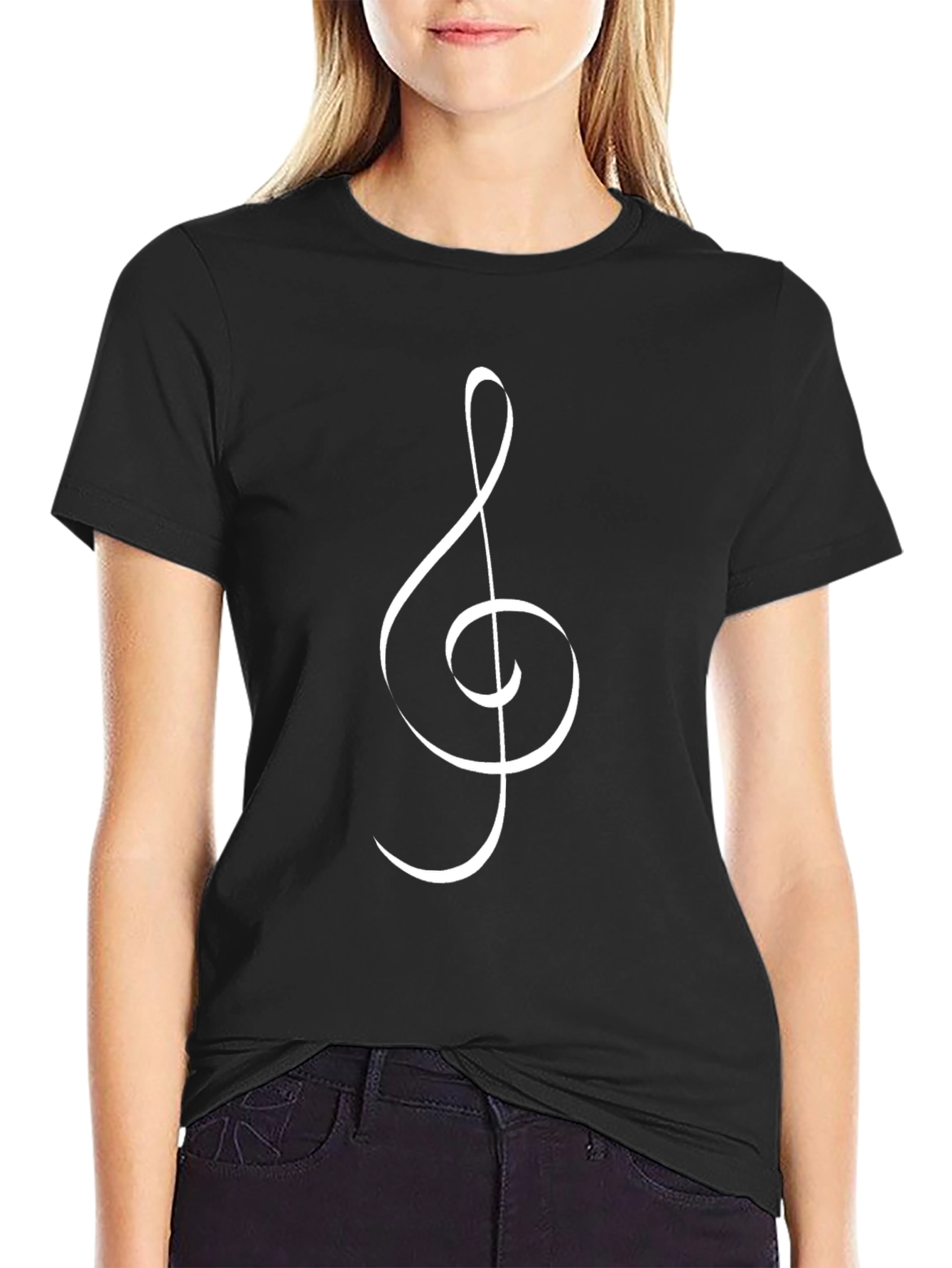 Music Lovers Treble Clef Tee