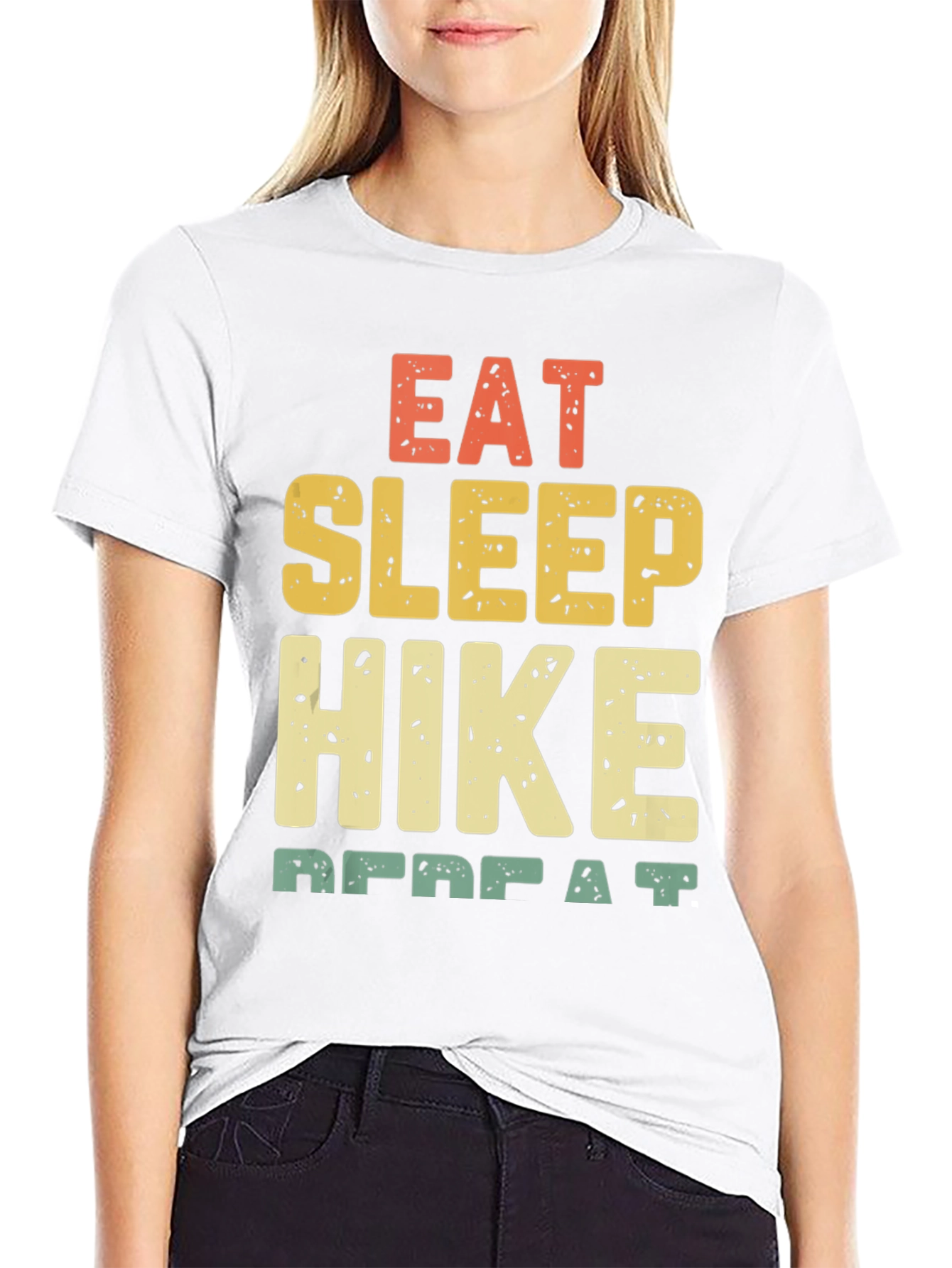 Eat Sleep Hike Repeat Graphic Tee