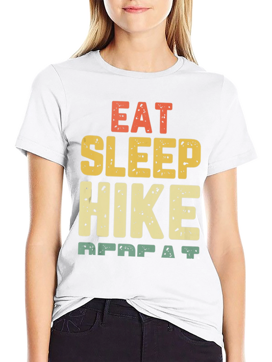 Eat Sleep Hike Repeat Graphic Tee