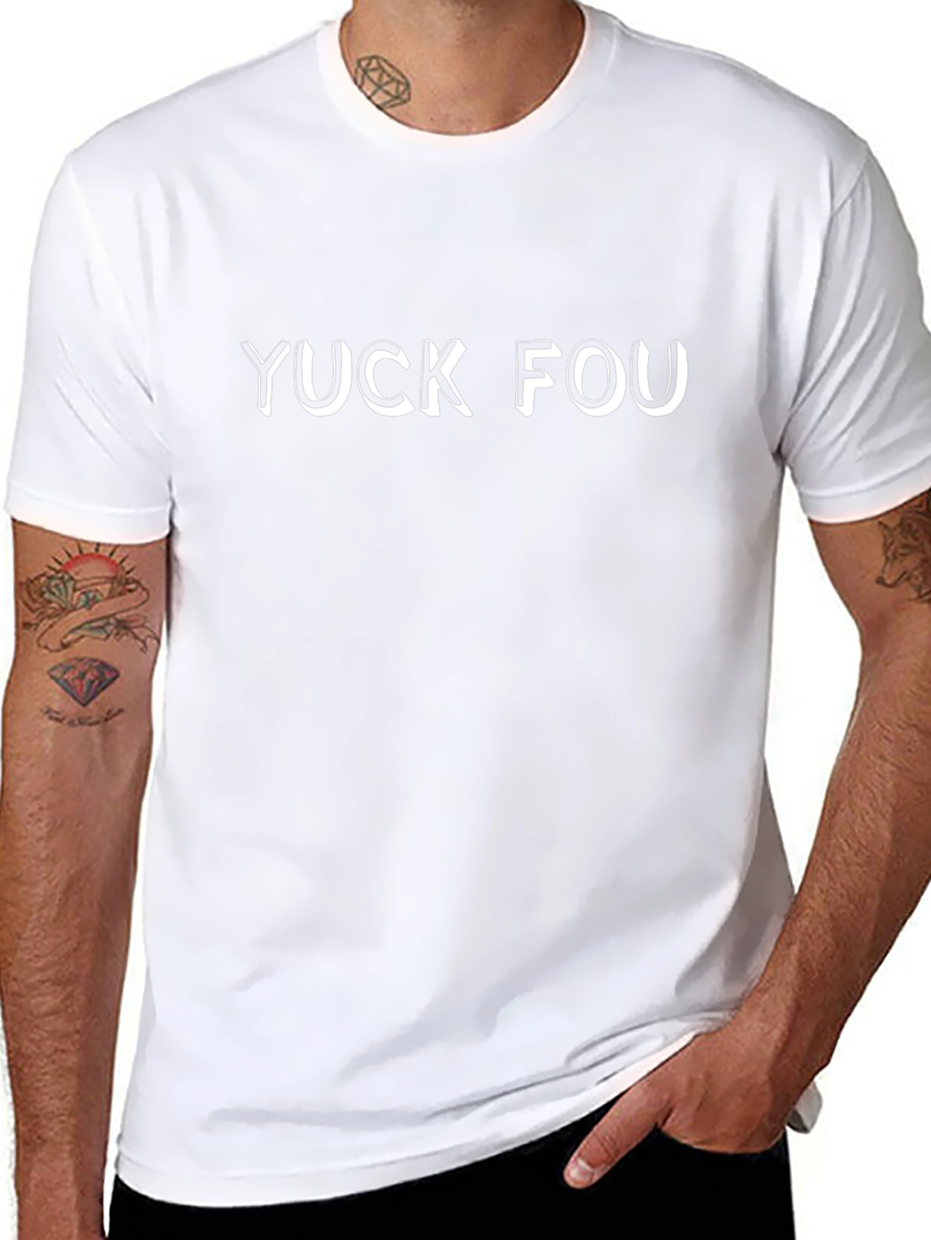 YUCK FOU Graphic Tee - Bold Statement Shirt
