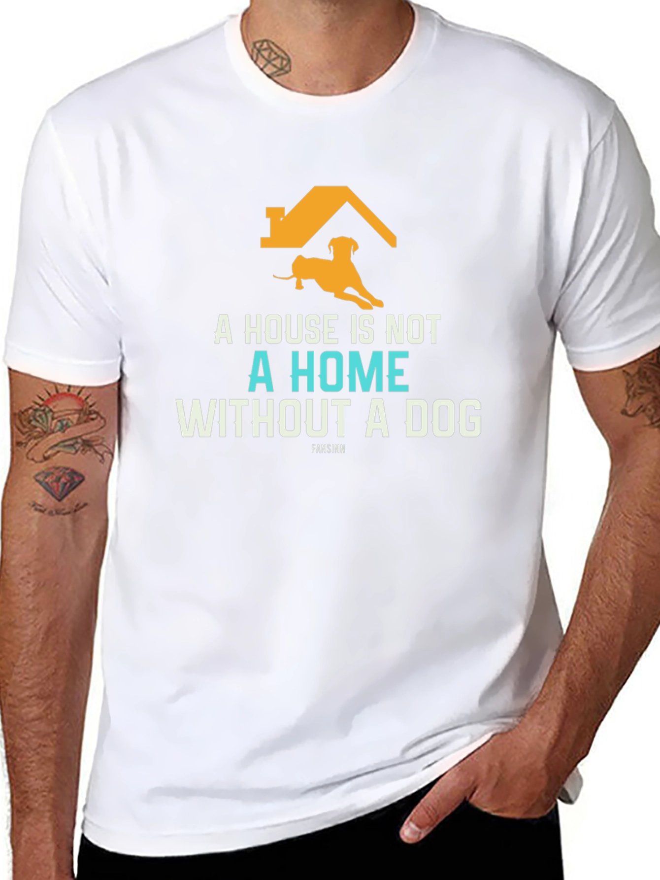 Dog Lover T-Shirt: A House Is Not A Home