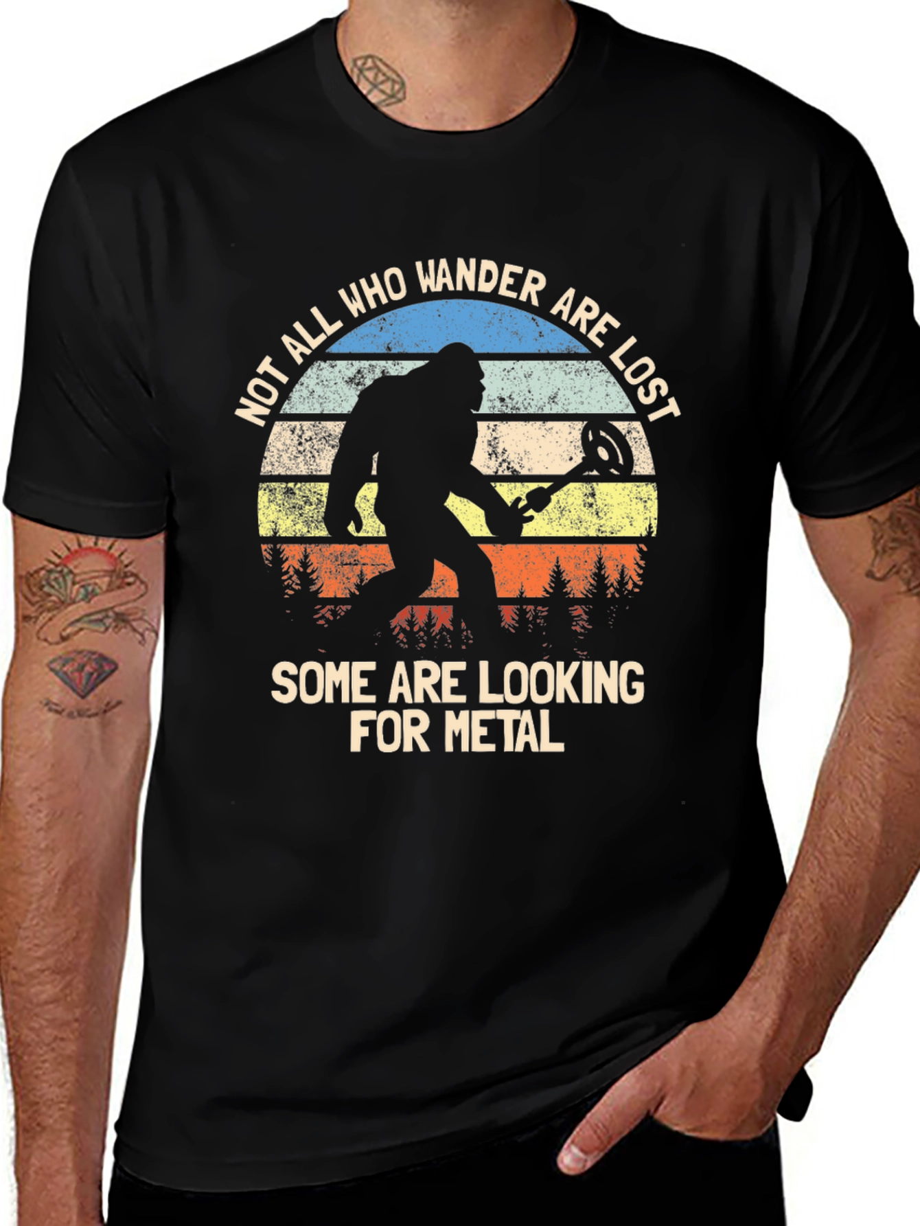 Bigfoot Metal Detecting T-Shirt - Wanderer Tee