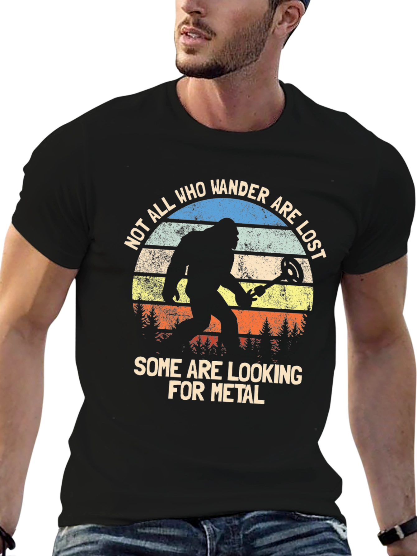 Bigfoot Metal Detecting T-Shirt - Wanderer Tee