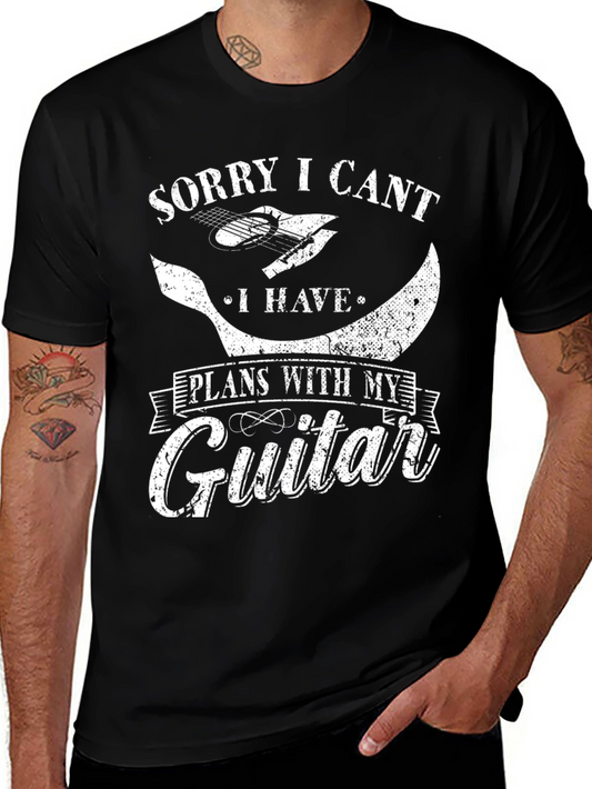 Sorry I Cant Guitar T-Shirt