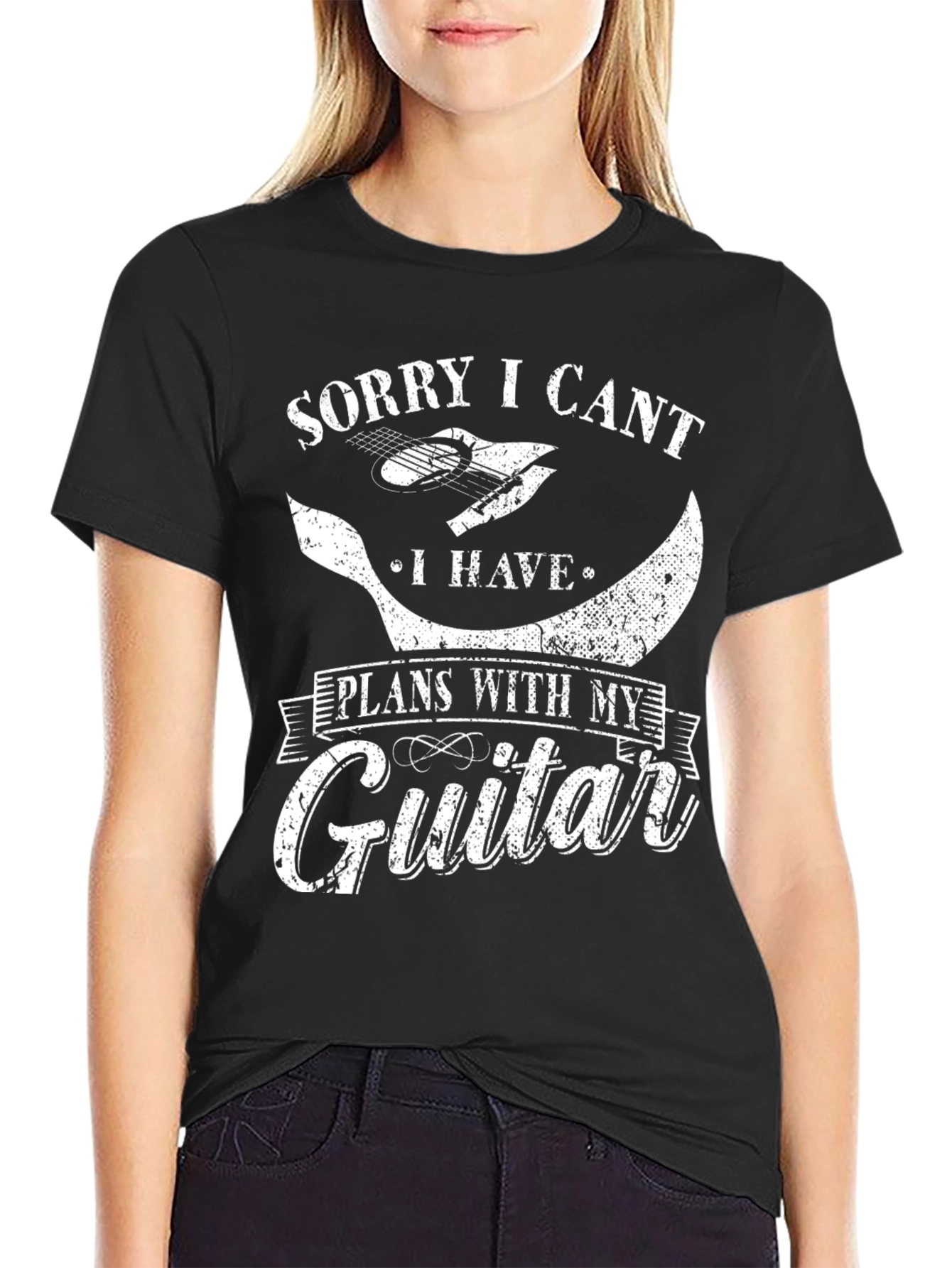 Sorry I Cant Guitar T-Shirt