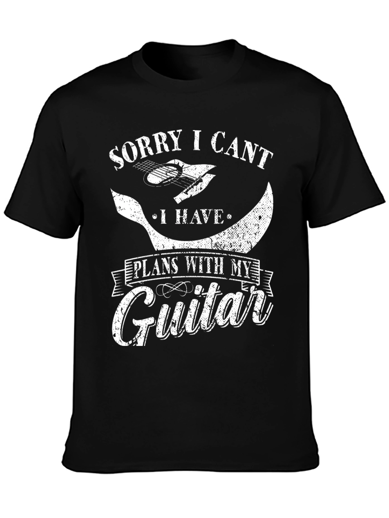 Sorry I Cant Guitar T-Shirt