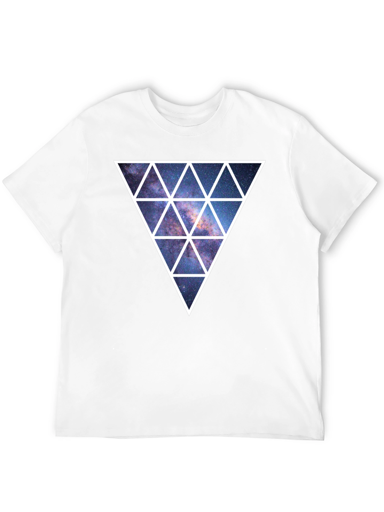 Galaxy Triangle Graphic Tee - Mens Black T-Shirt