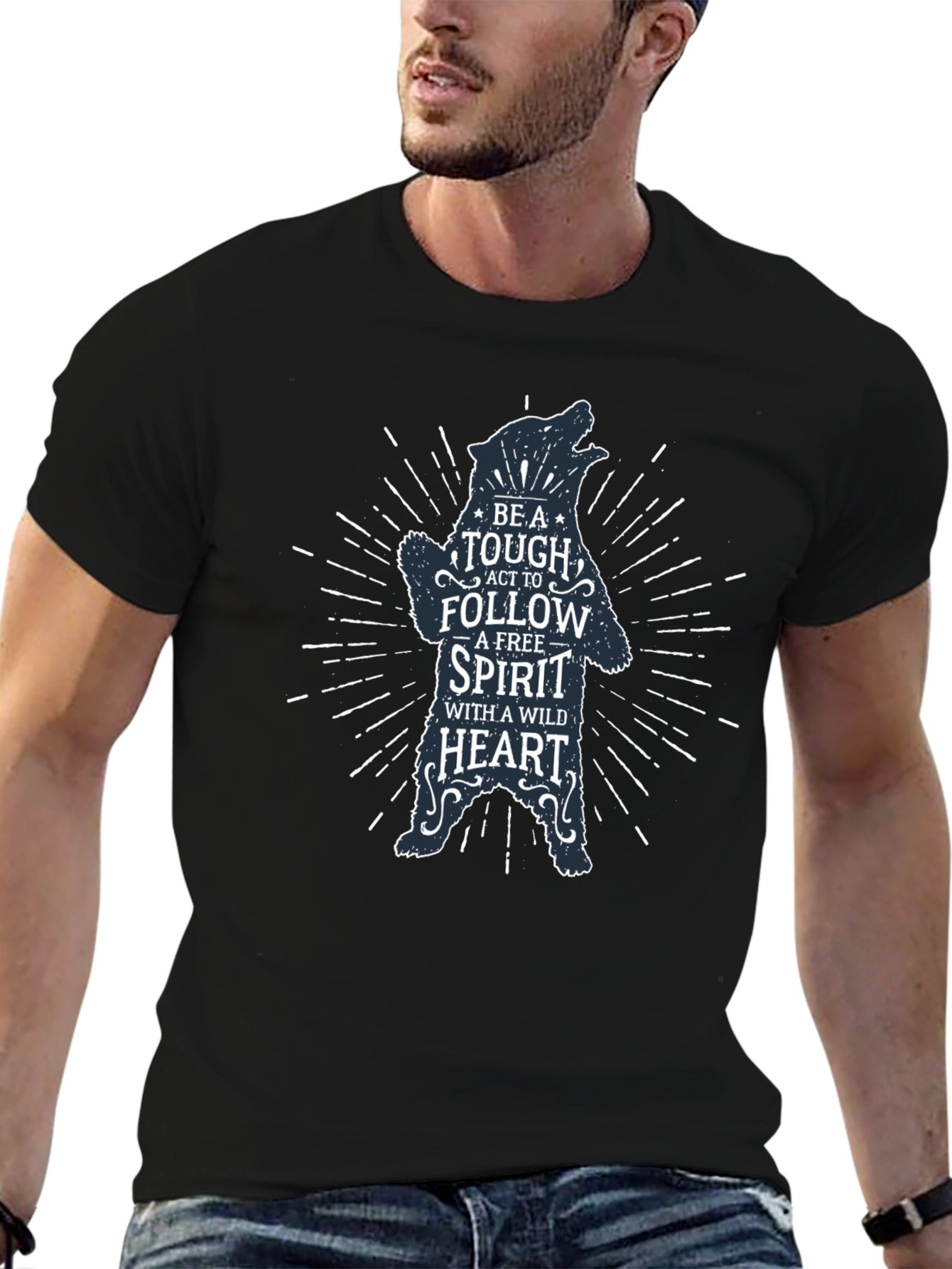 Bear Spirit Graphic T-Shirt
