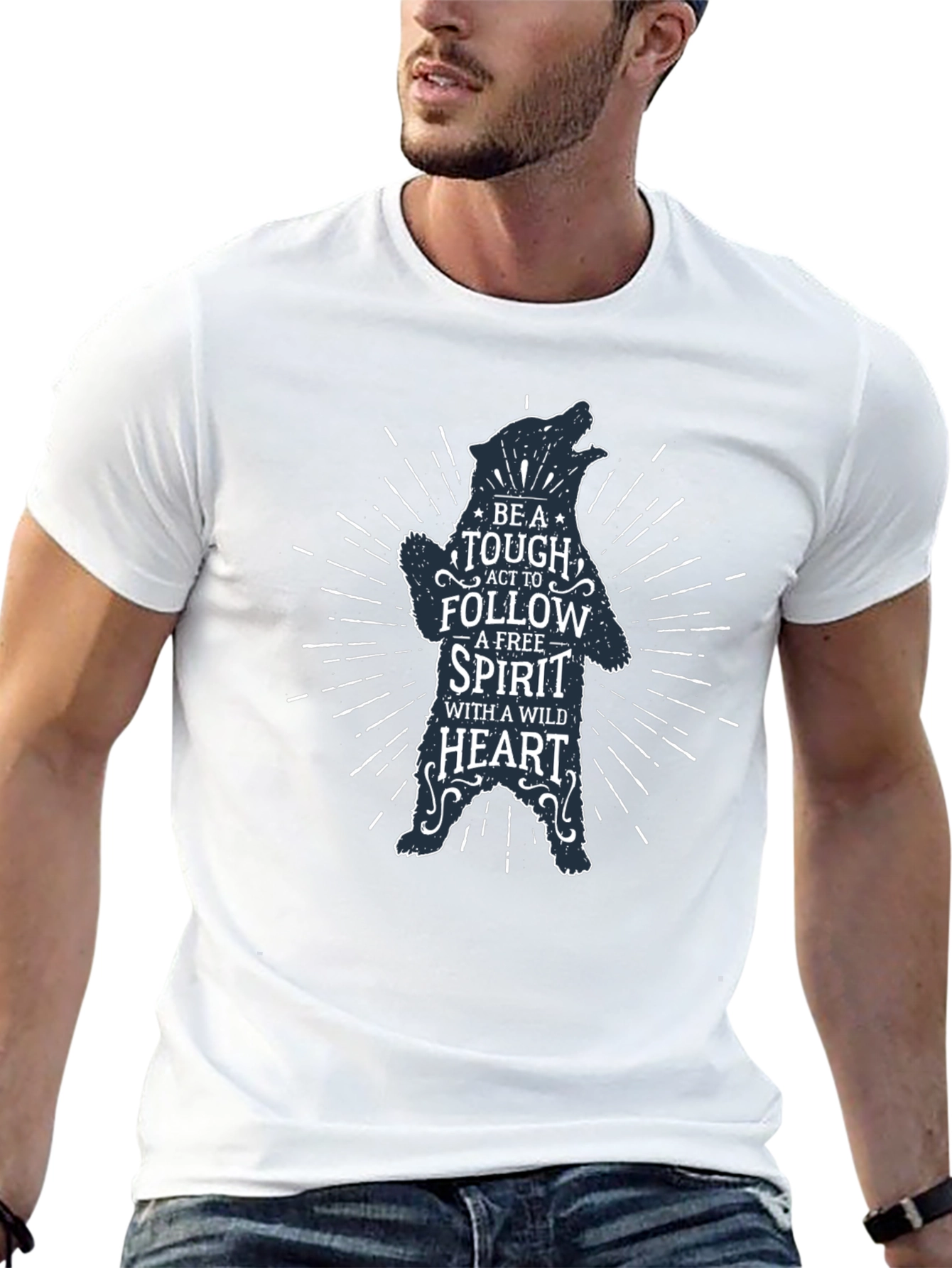 Bear Spirit Graphic T-Shirt