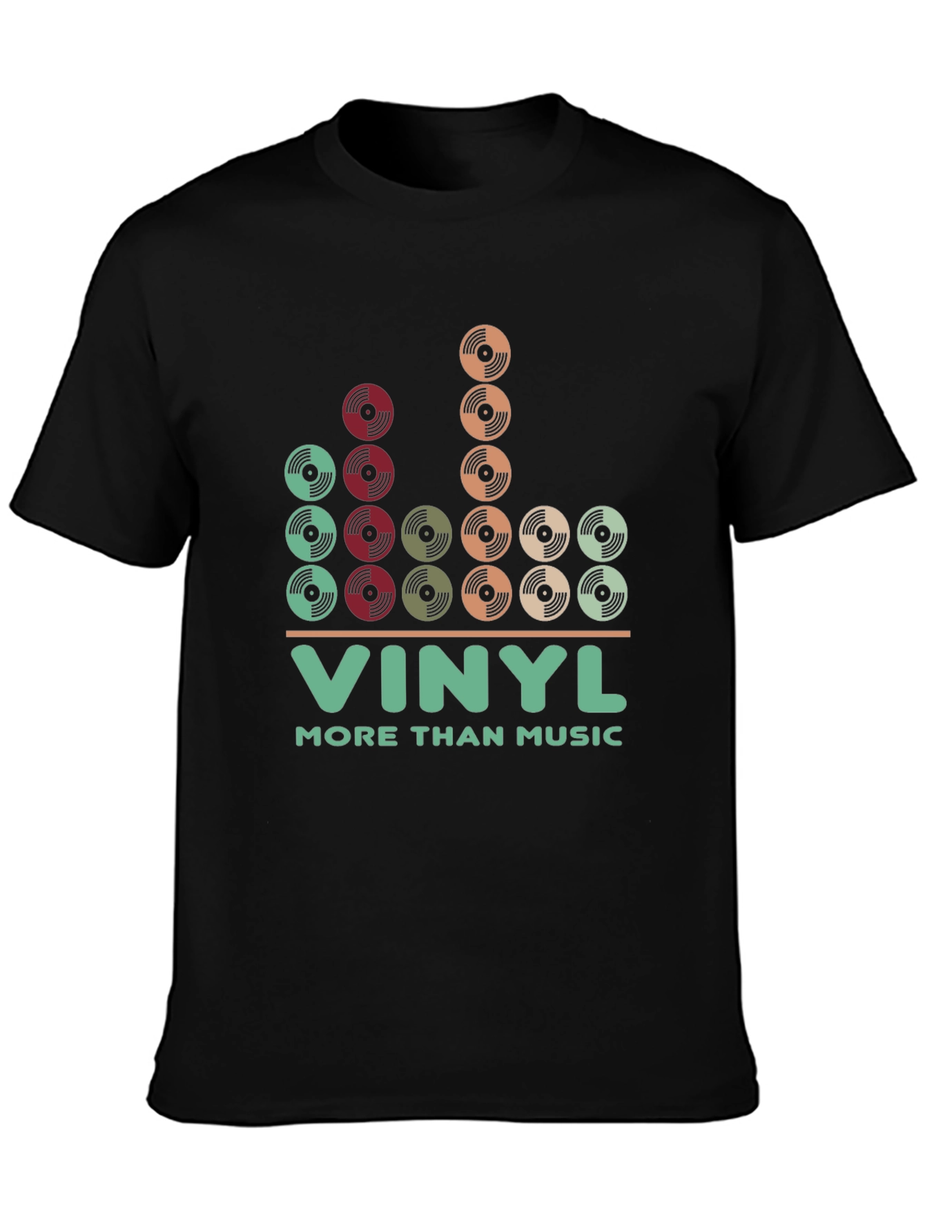 Vinyl More Than Music Graphic T-Shirt