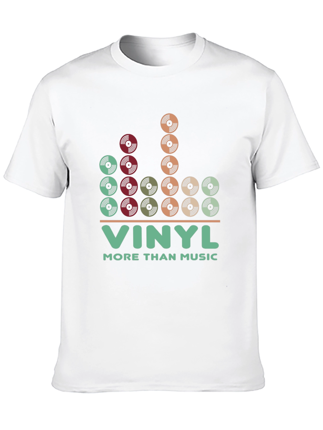 Vinyl More Than Music Graphic T-Shirt