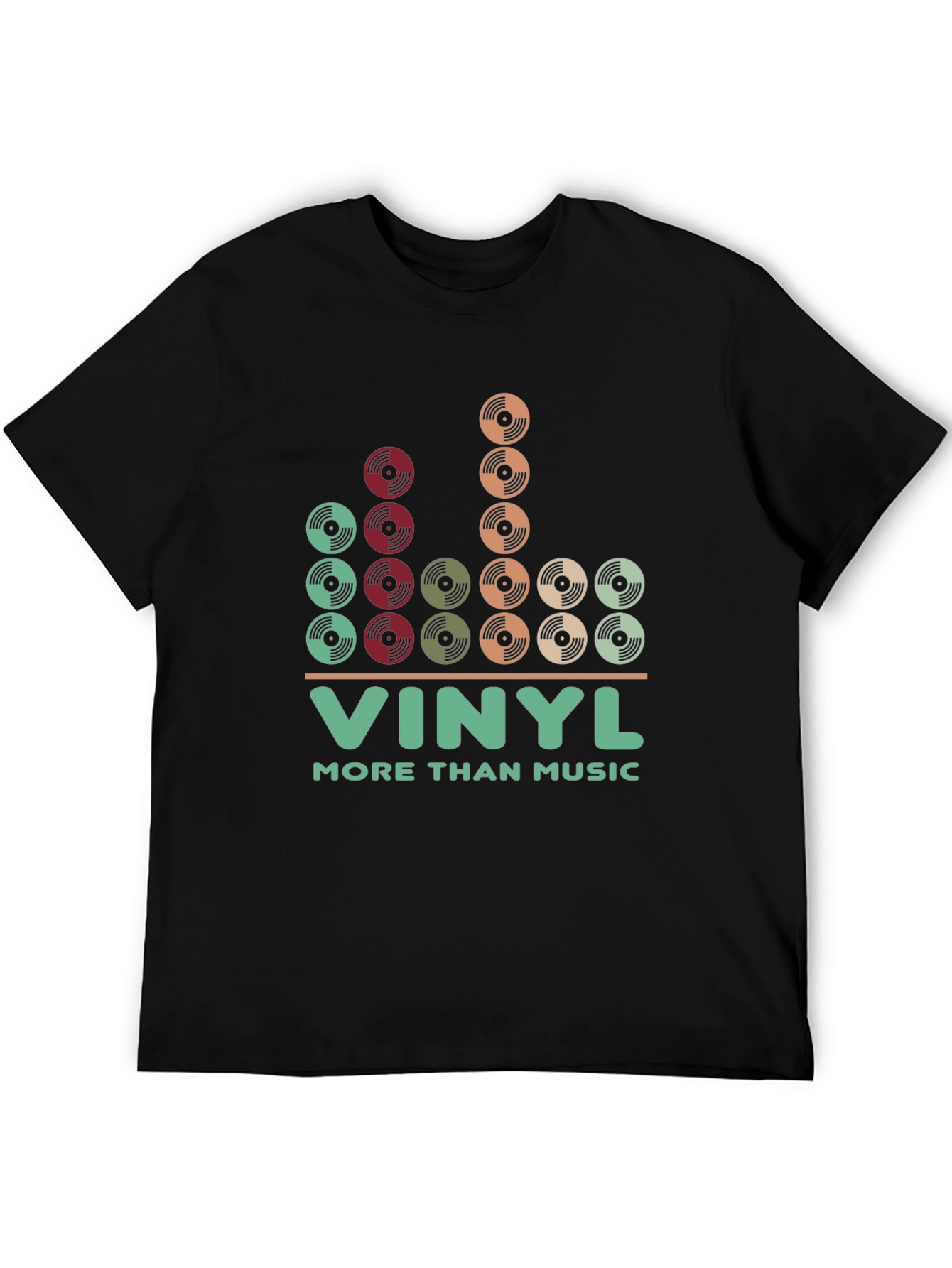 Vinyl More Than Music Graphic T-Shirt