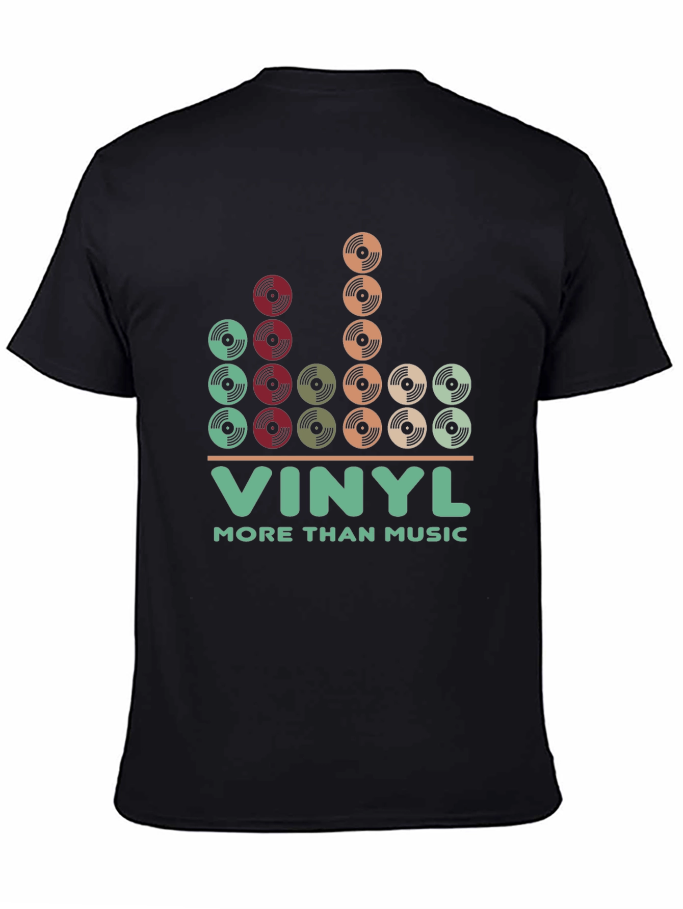 Vinyl More Than Music Graphic T-Shirt