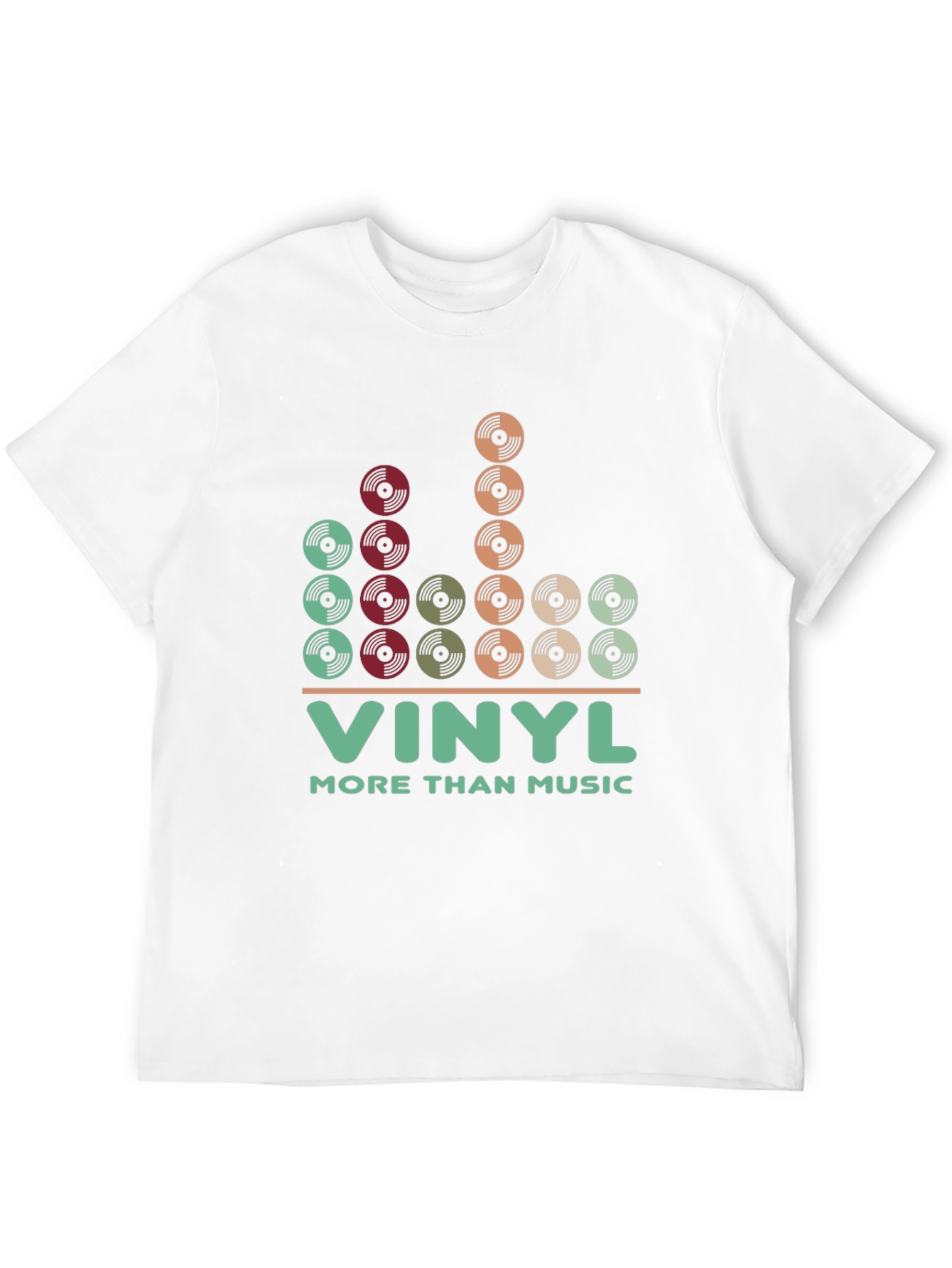 Vinyl More Than Music Graphic T-Shirt