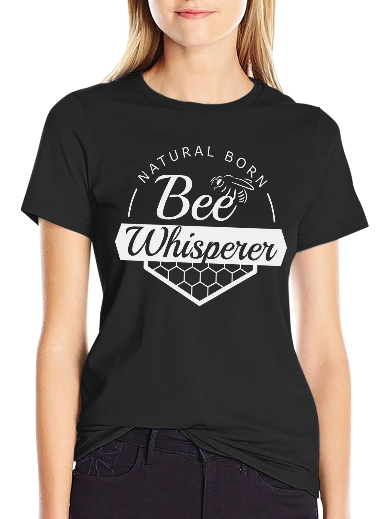 Natural Born Bee Whisperer Graphic T-Shirt