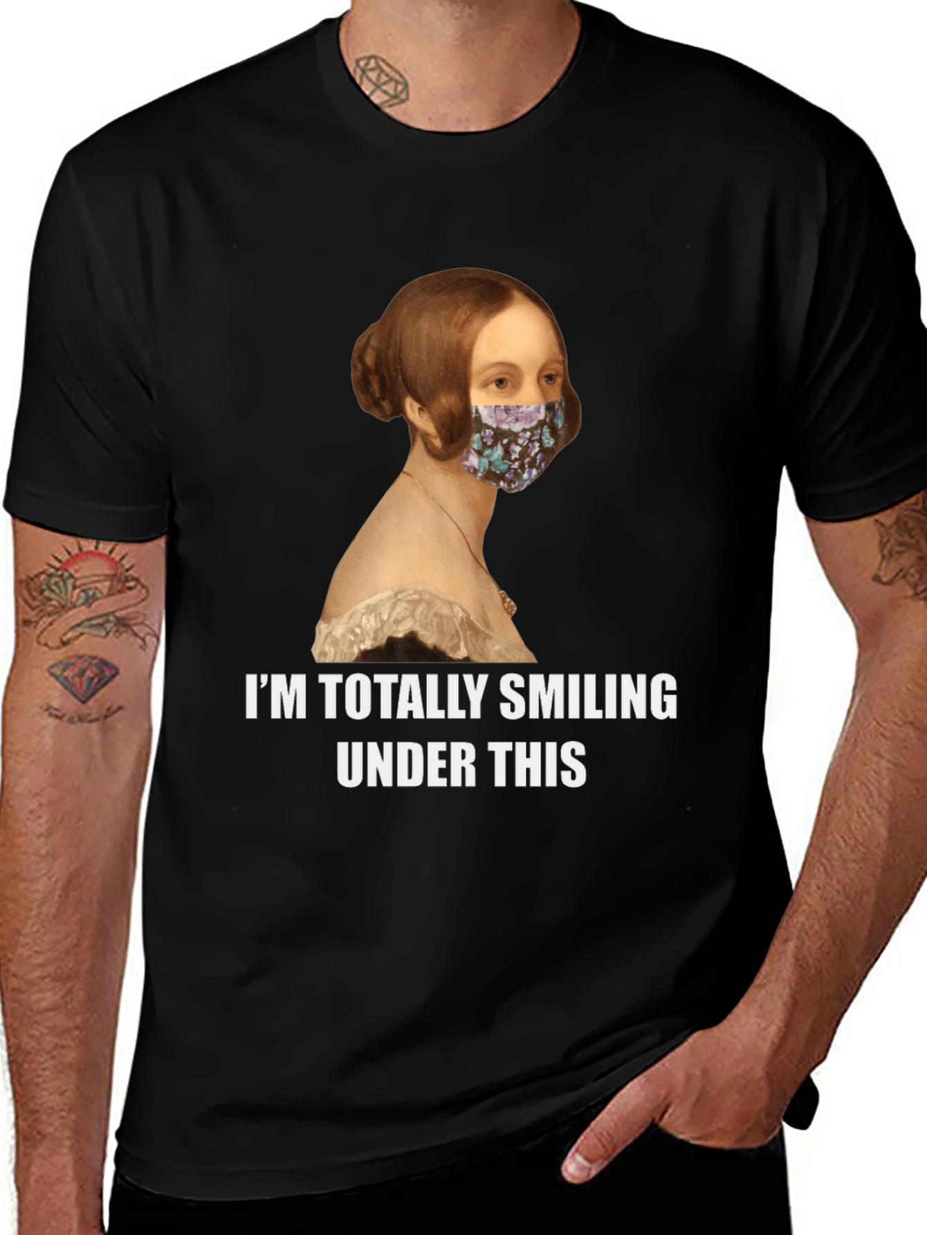 Masked Renaissance Portrait T-Shirt