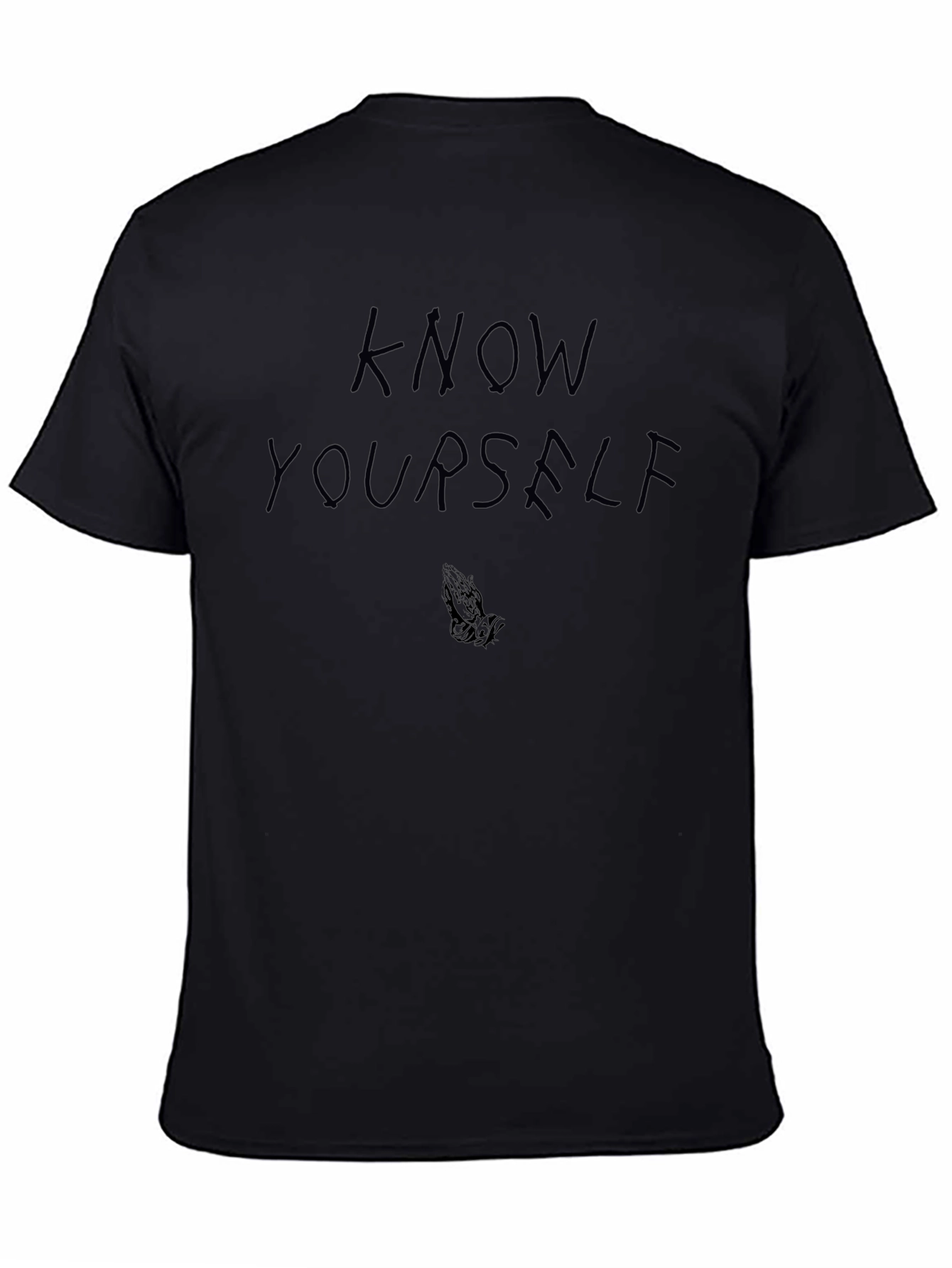 Know Yourself Black Graphic Tee