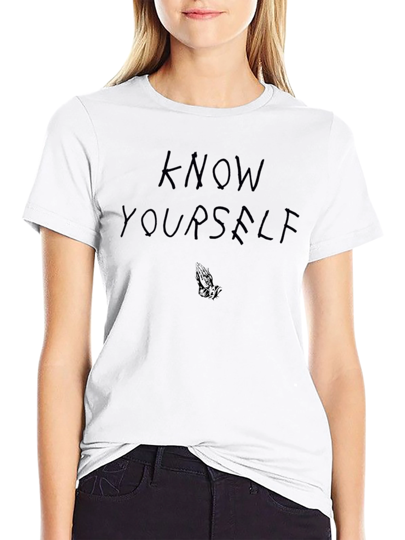 Know Yourself Black Graphic Tee