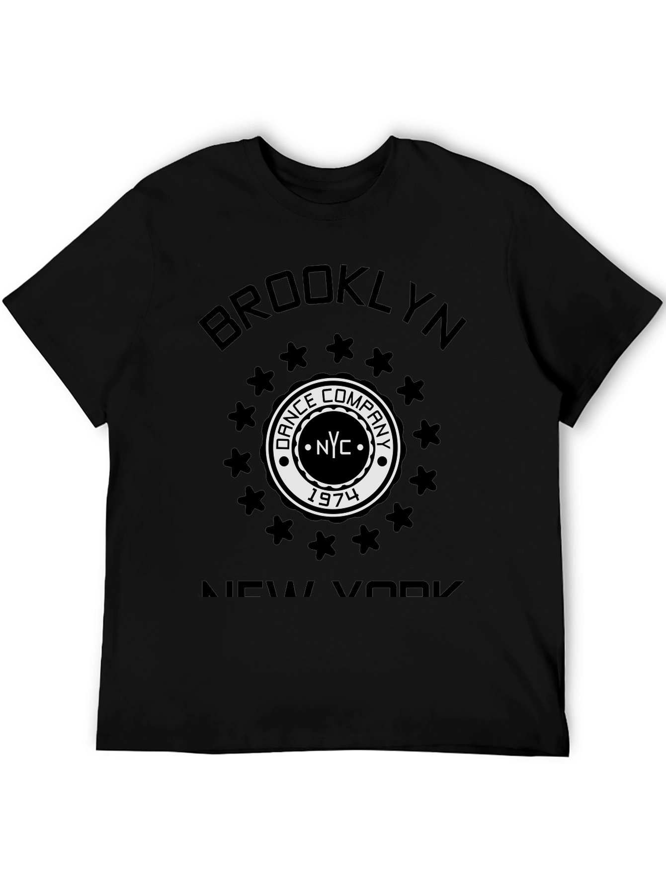 Brooklyn NYC Dance Company 1974 Black T-Shirt