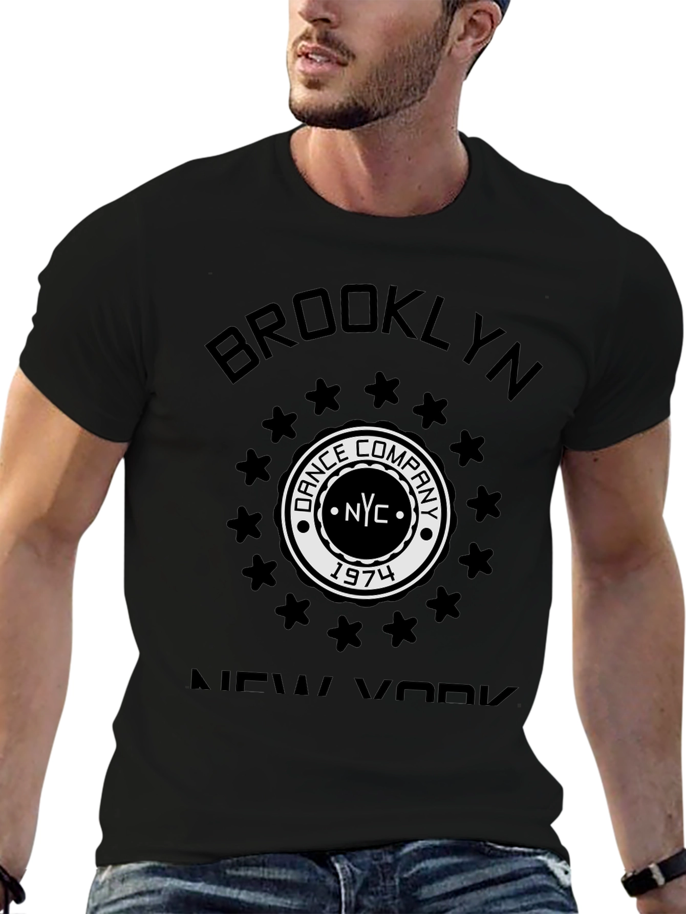 Brooklyn NYC Dance Company 1974 Black T-Shirt