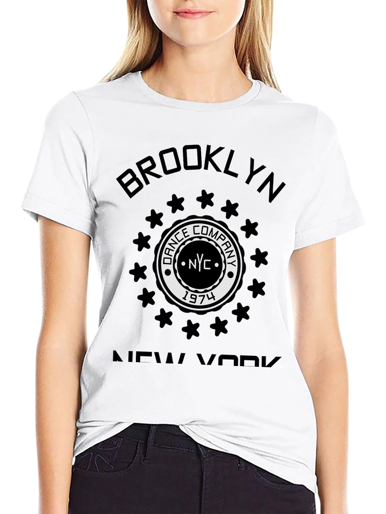 Brooklyn NYC Dance Company 1974 Black T-Shirt