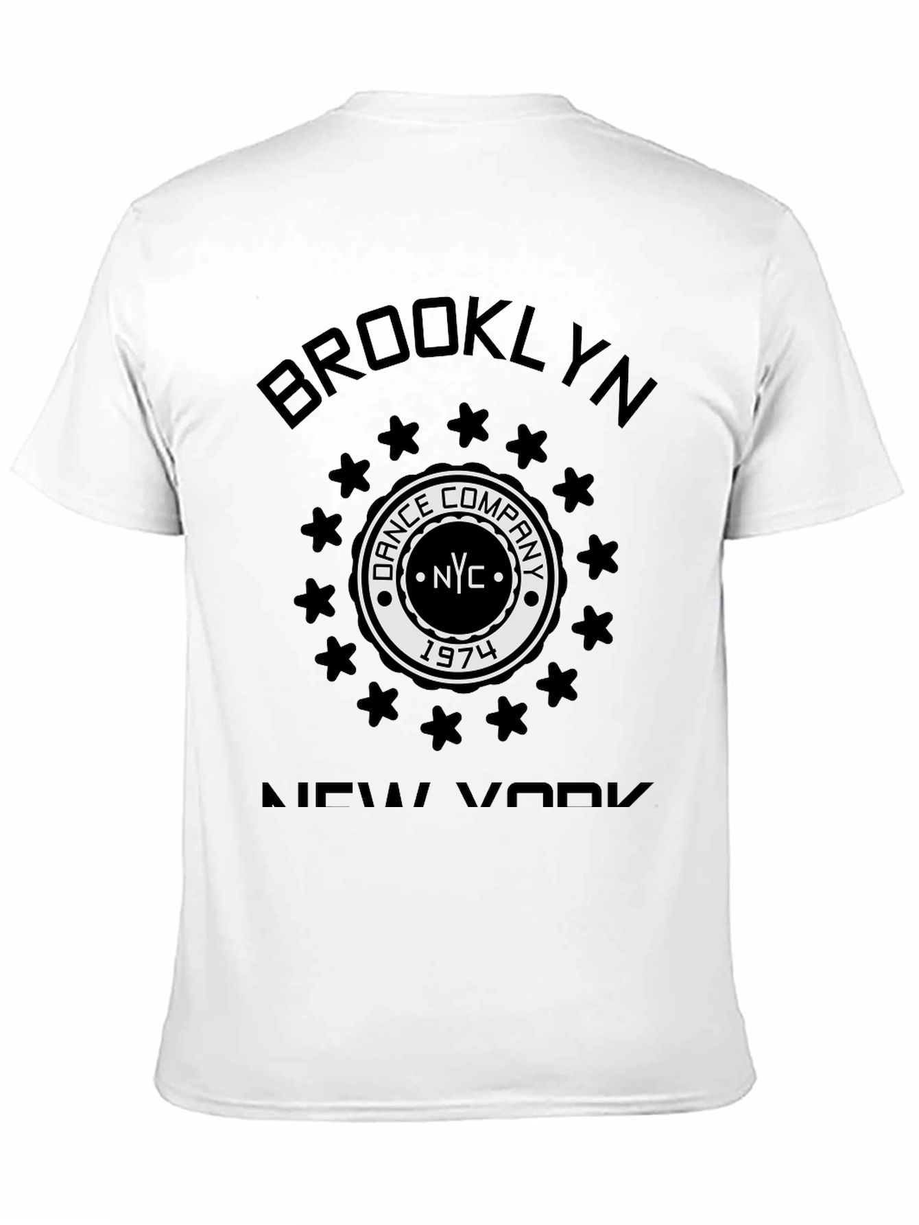 Brooklyn NYC Dance Company 1974 Black T-Shirt