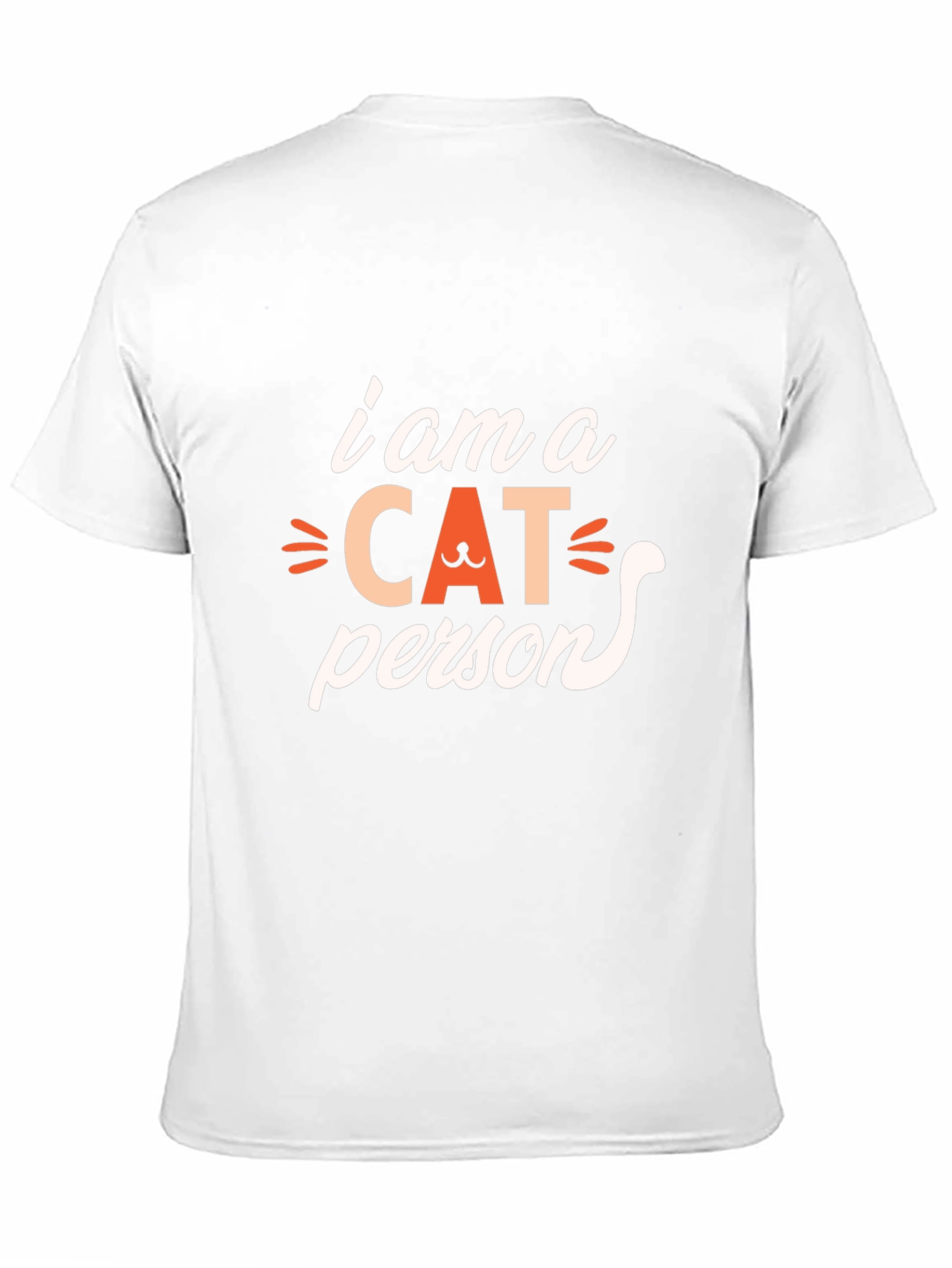 I am a Cat Person Black T-Shirt