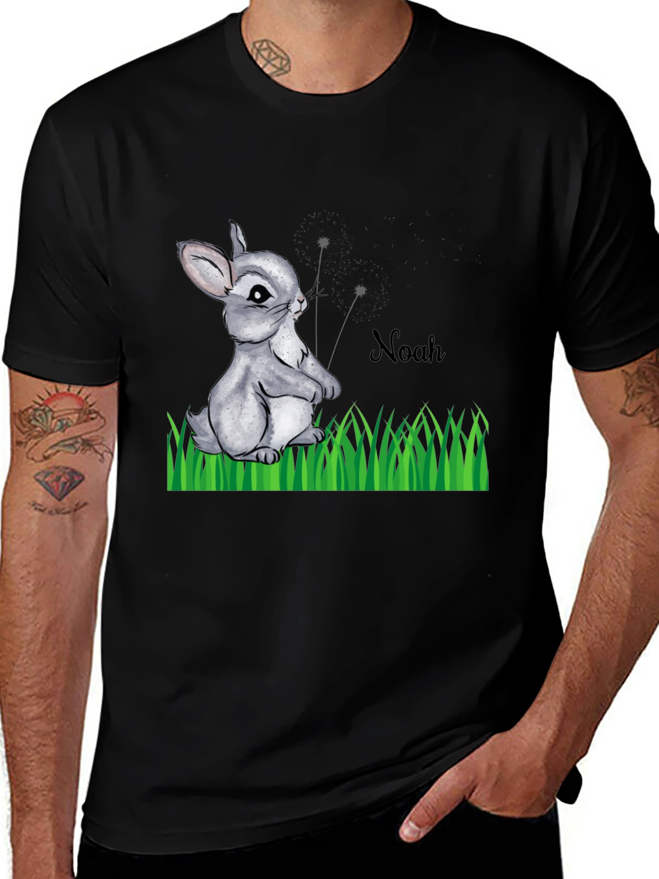 Personalized Noah Bunny T-Shirt