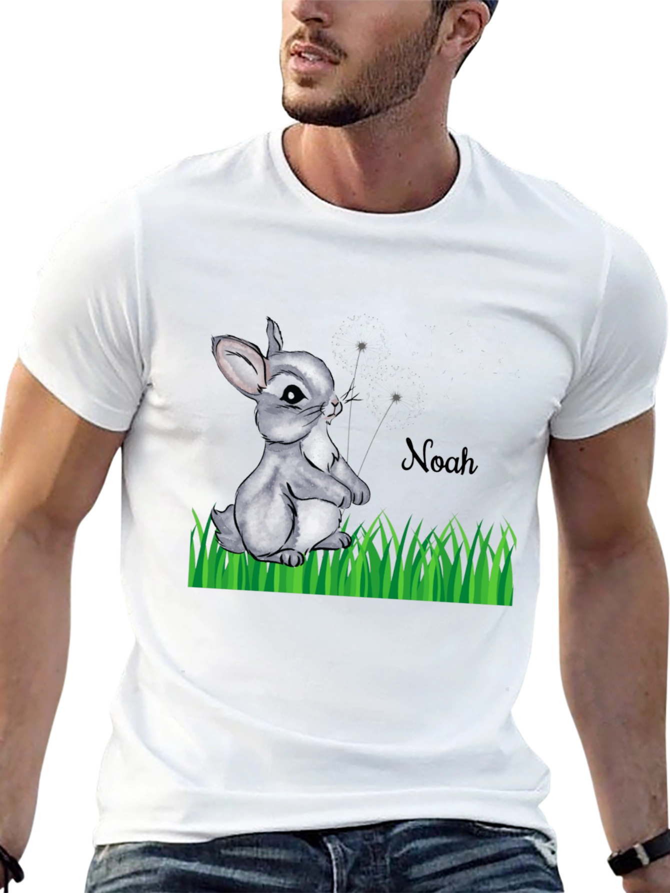 Personalized Noah Bunny T-Shirt