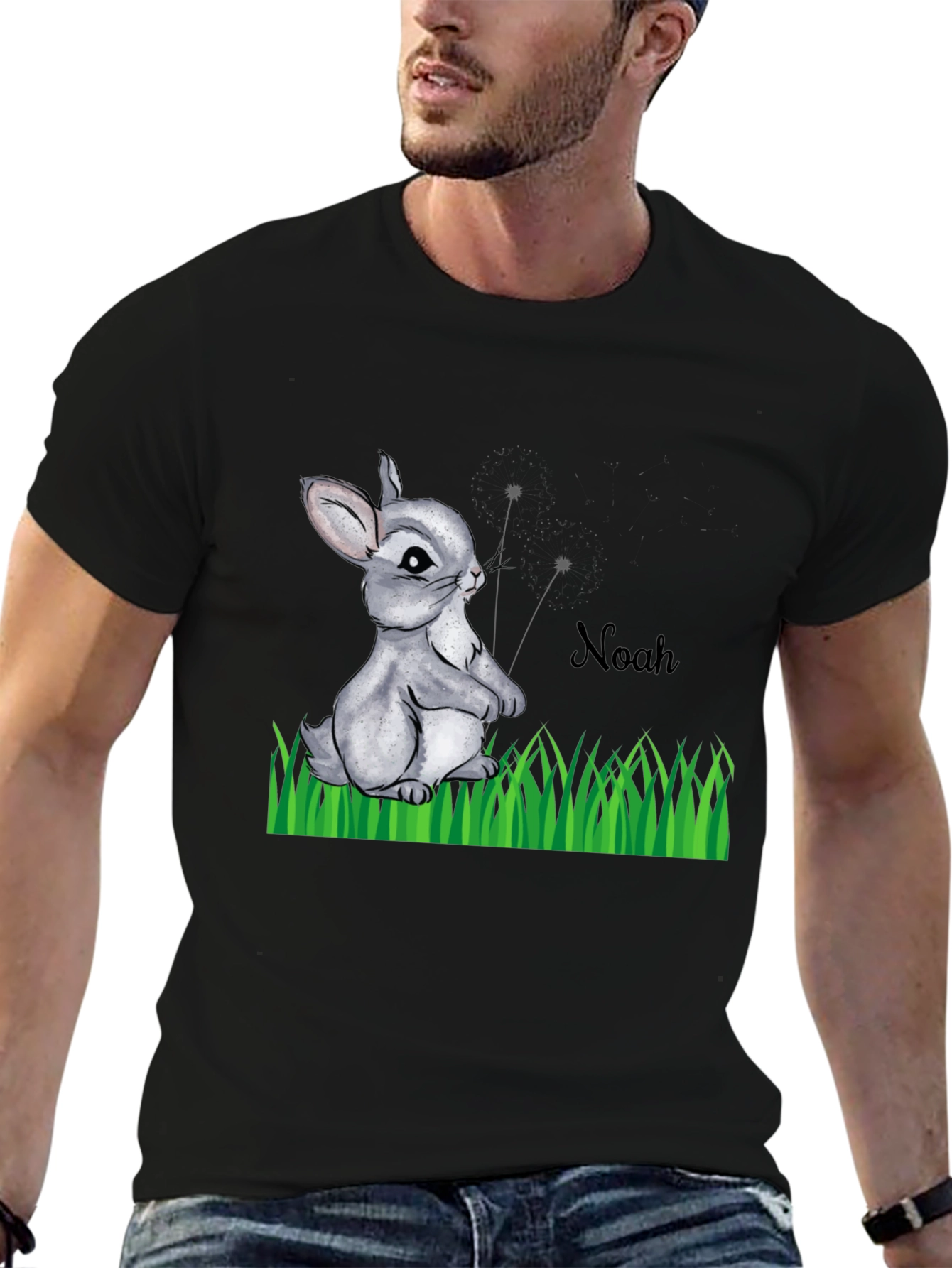 Personalized Noah Bunny T-Shirt