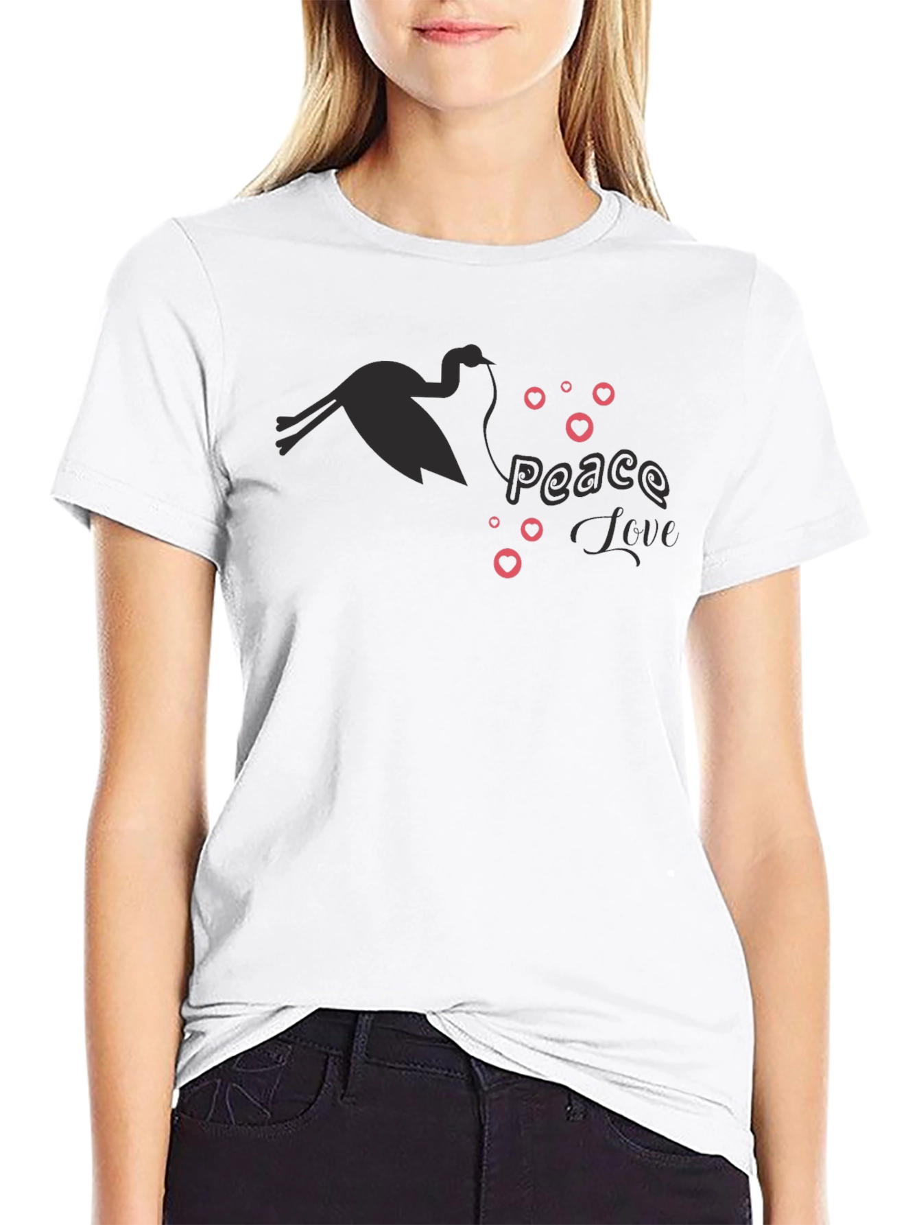 Peace Love Flamingo T-Shirt
