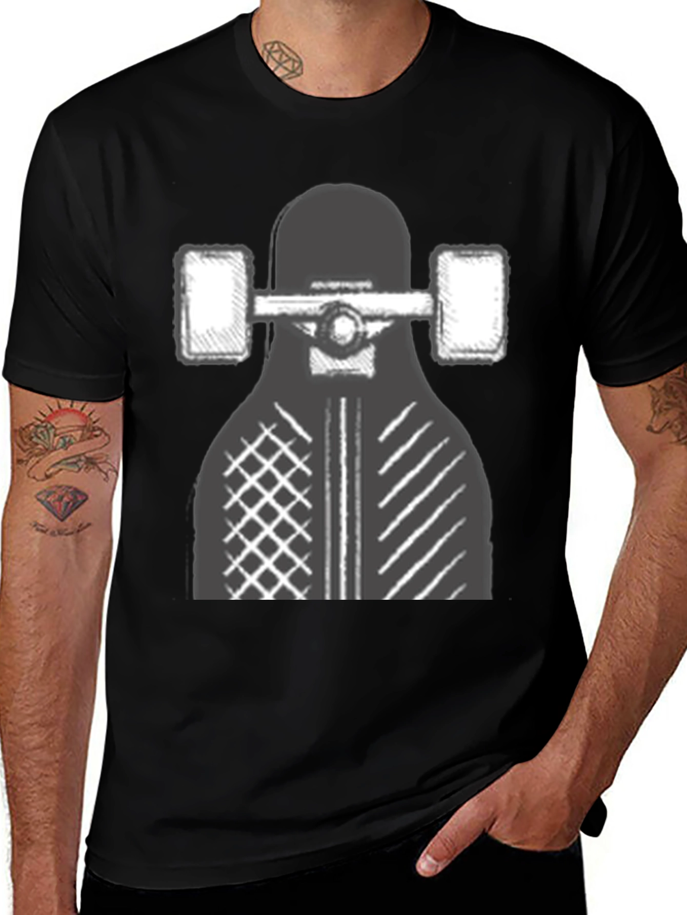 Skateboard T-Shirt - Cool Graphic Tee