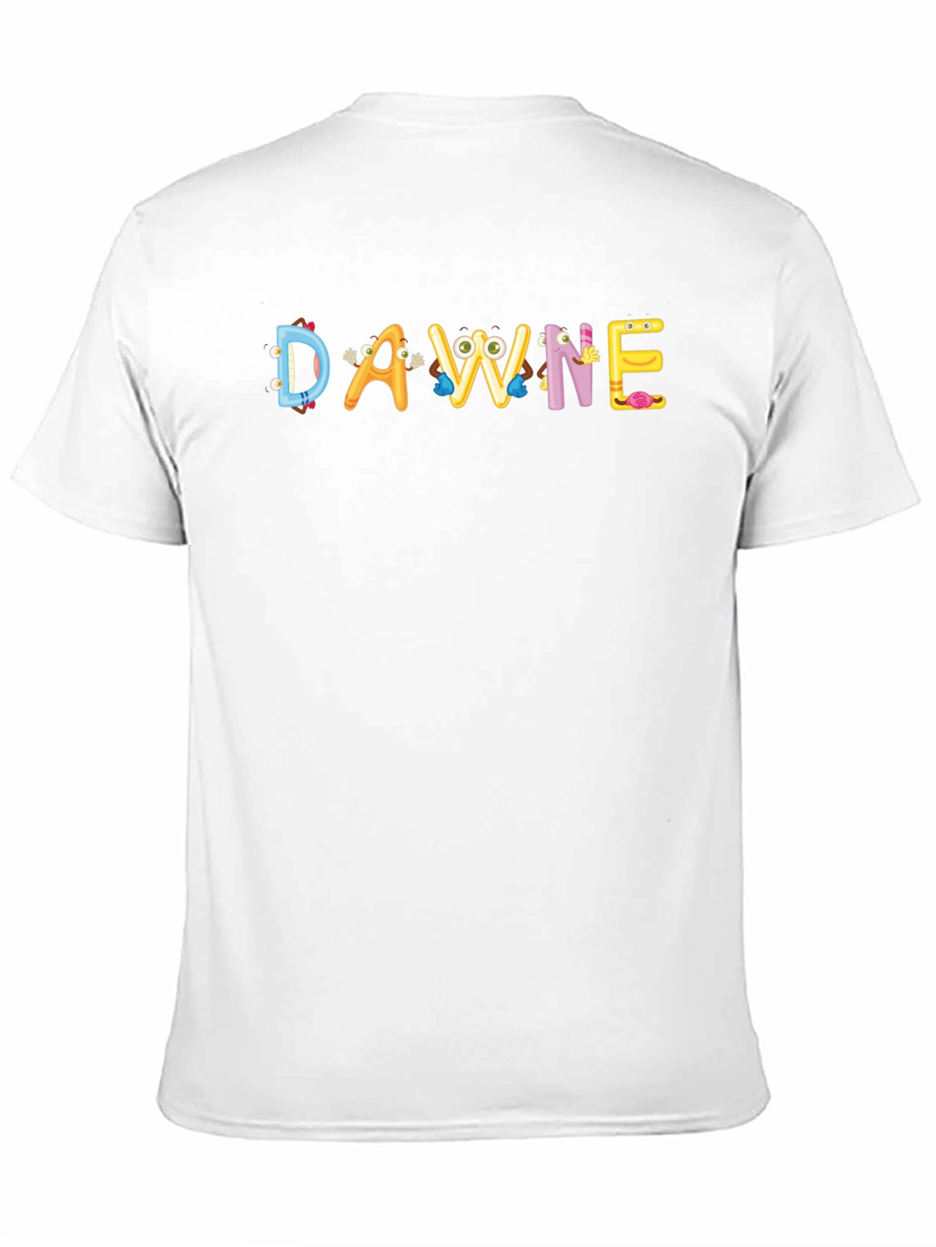 Cartoon Animal Letter T-Shirt - Funny Tee