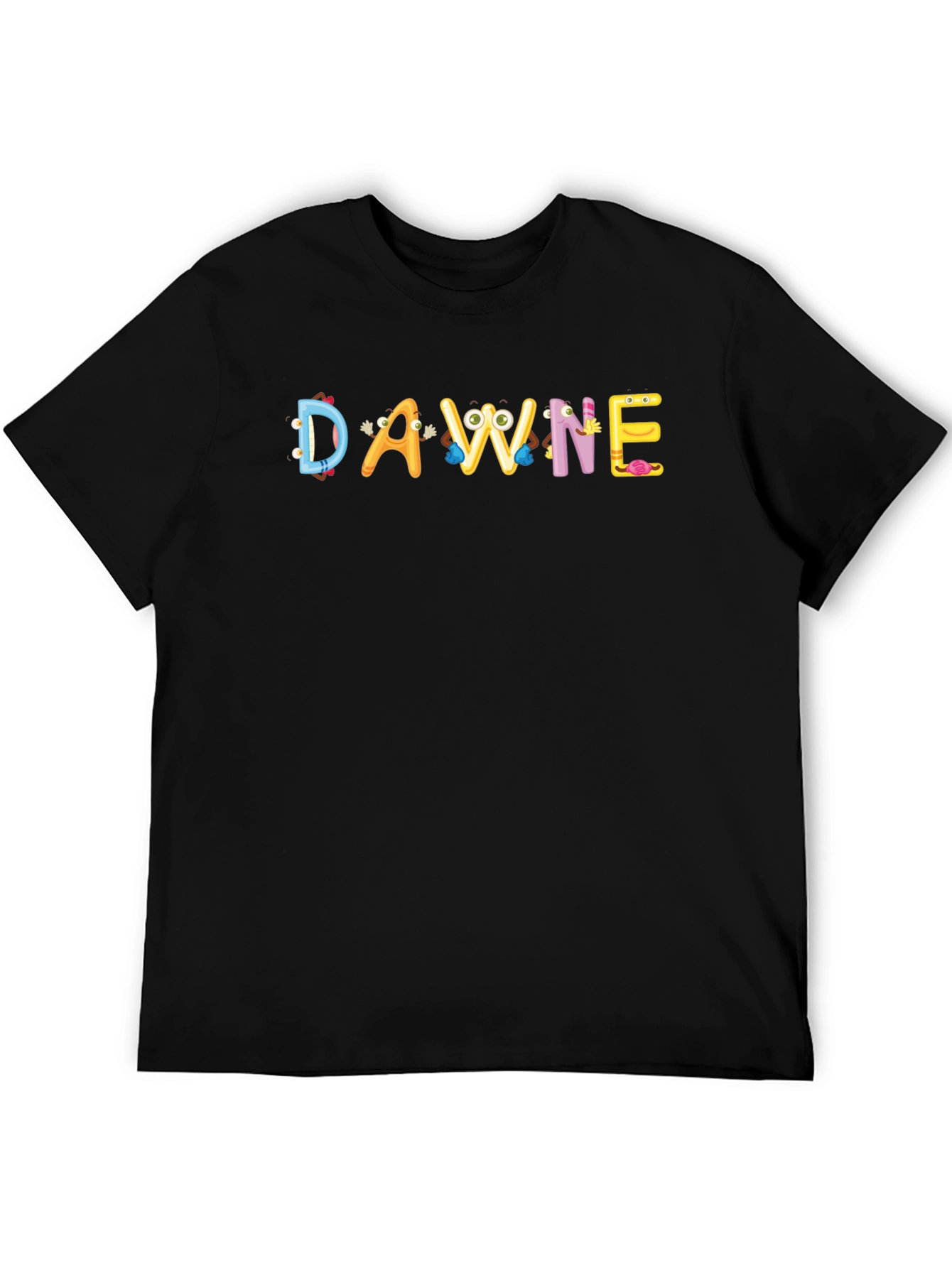 Cartoon Animal Letter T-Shirt - Funny Tee