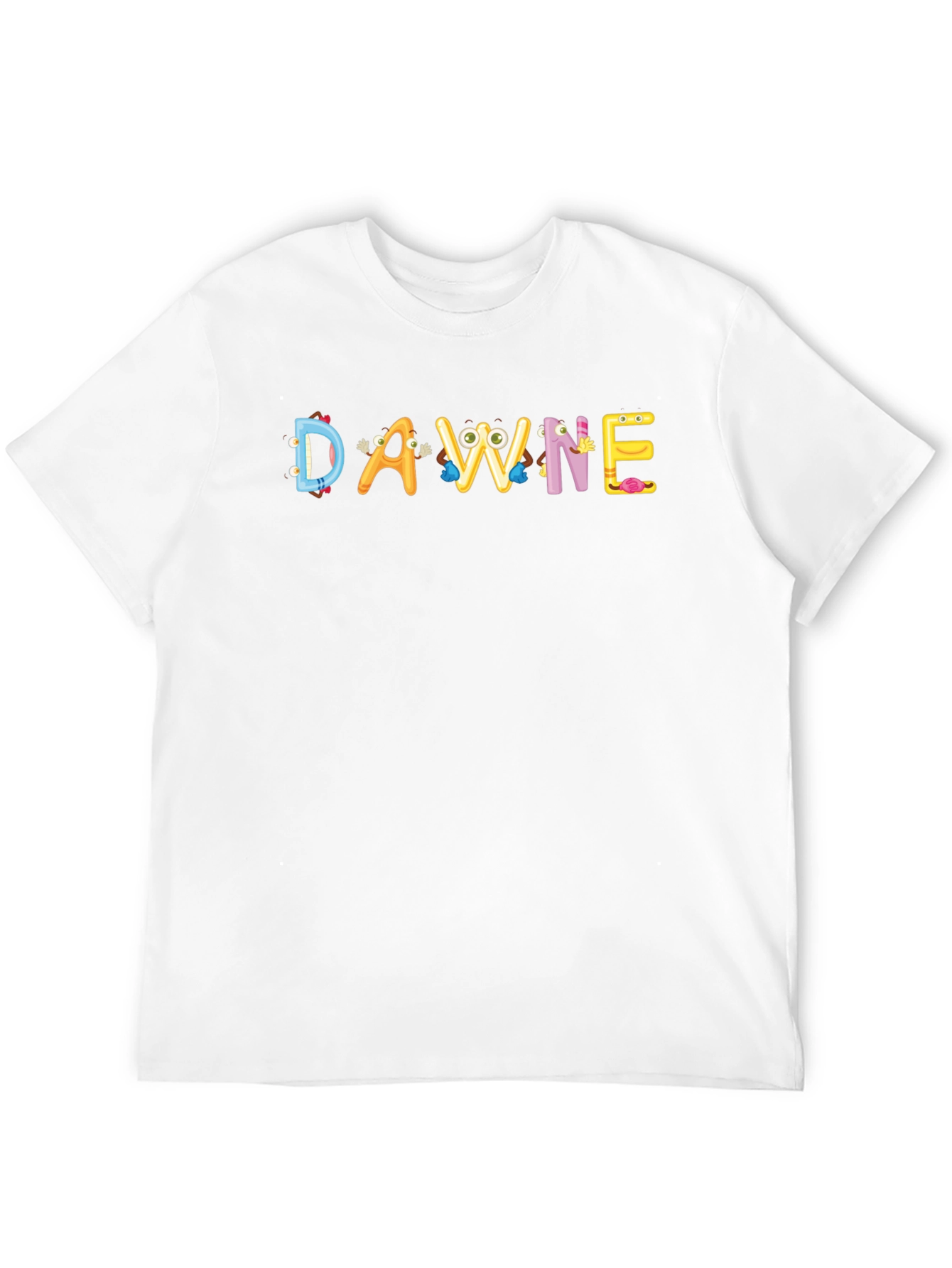 Cartoon Animal Letter T-Shirt - Funny Tee