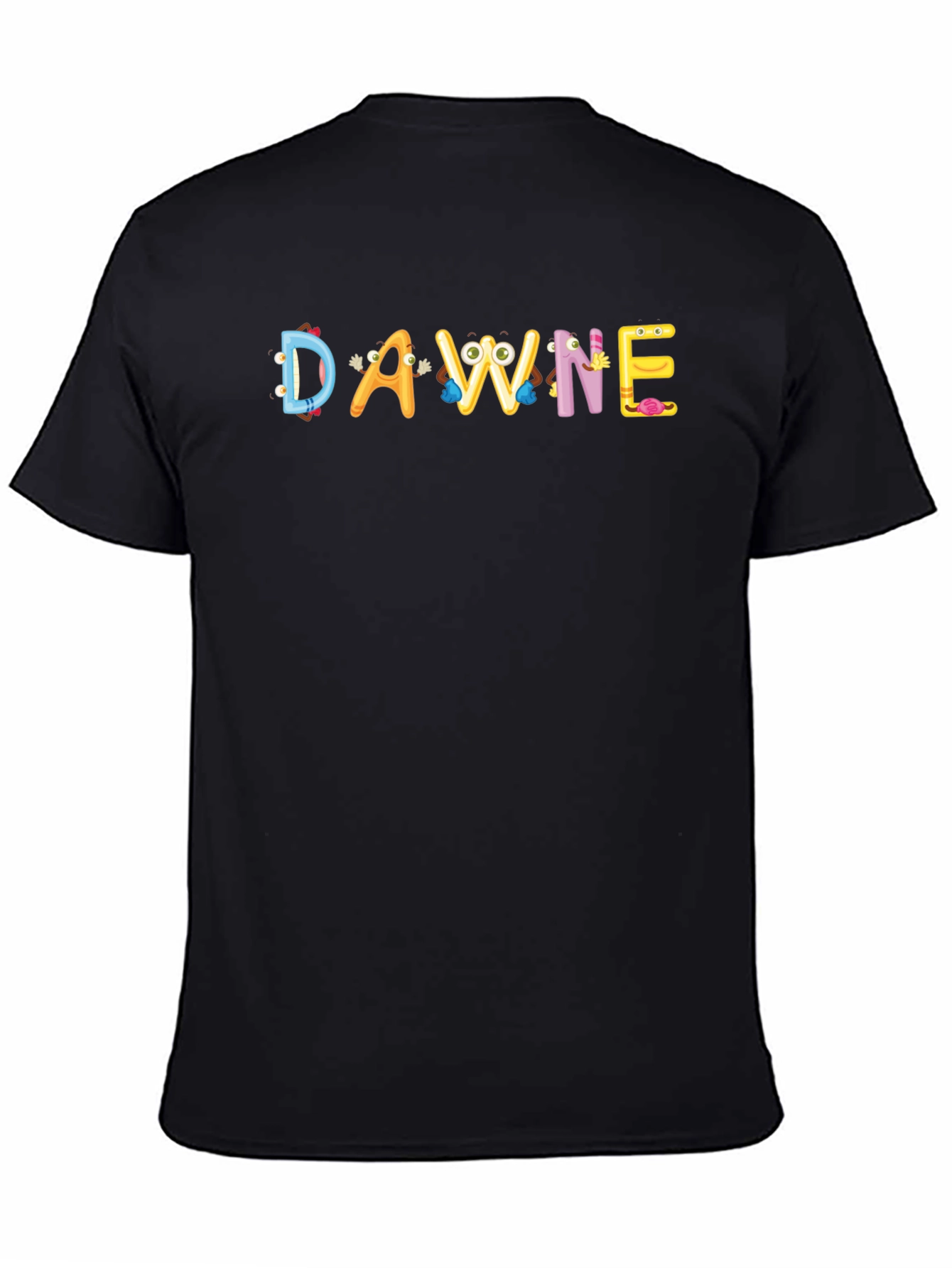 Cartoon Animal Letter T-Shirt - Funny Tee